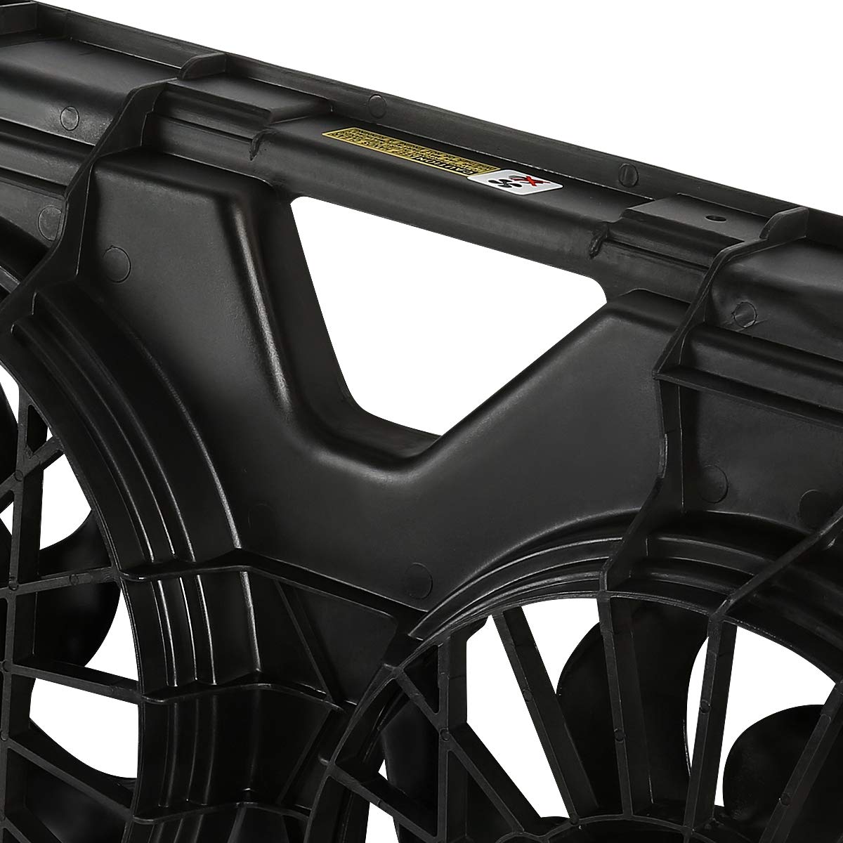 DNA Motoring OEM-RF-0075 High Performance Radiator Cooling Fan - Direct Replacement for 2005-2007 Dodge Caravan, Grand Caravan & Chrysler Town & Country - Improved Cooling Efficiency - Perfect for Summer Driving & Heavy Traffic Conditions