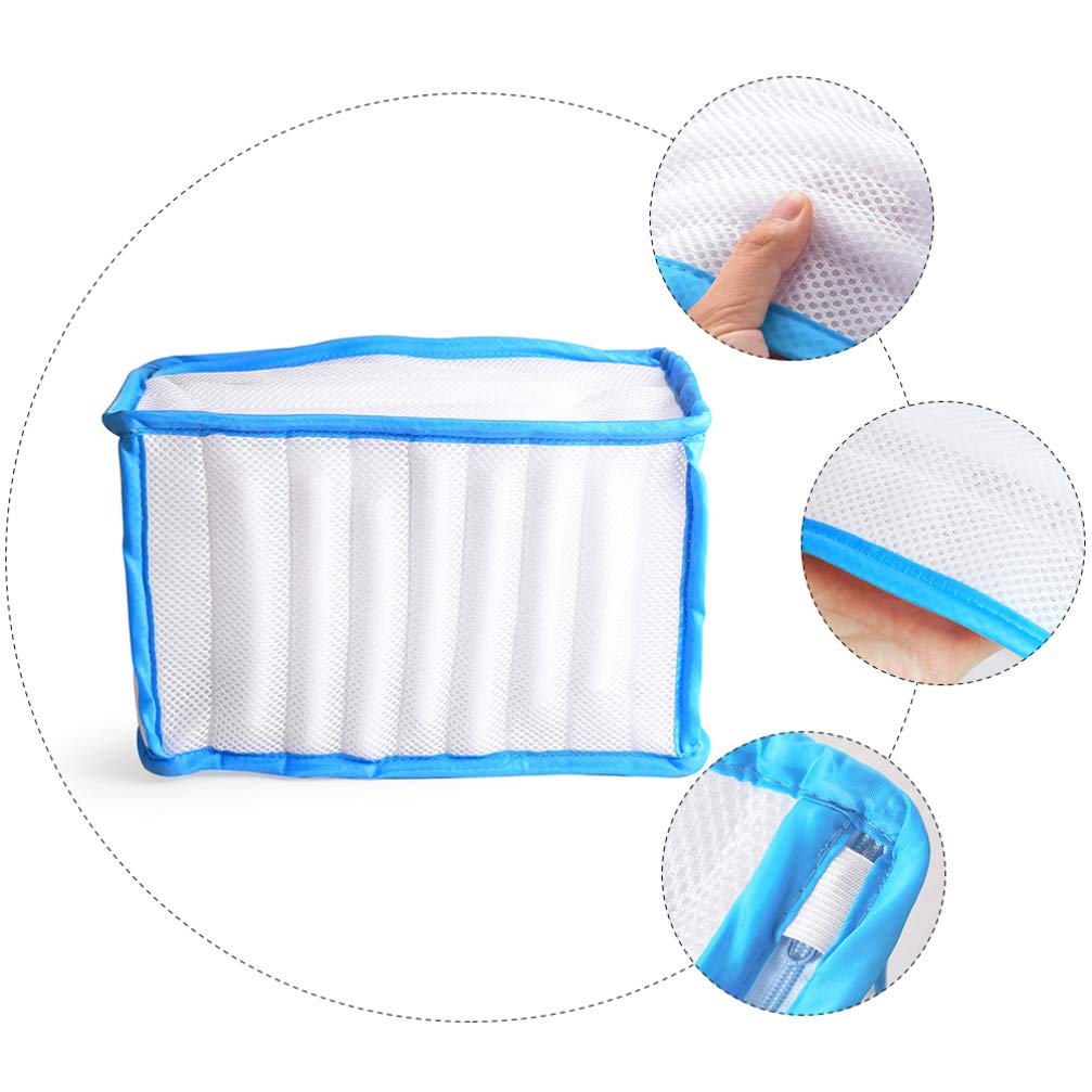**Mesh Laundry Bags for Shoes - Portable Washing Machine Bags, Sneaker Protector with Padded Net - Perfect for Travel, Gym & Home Use**