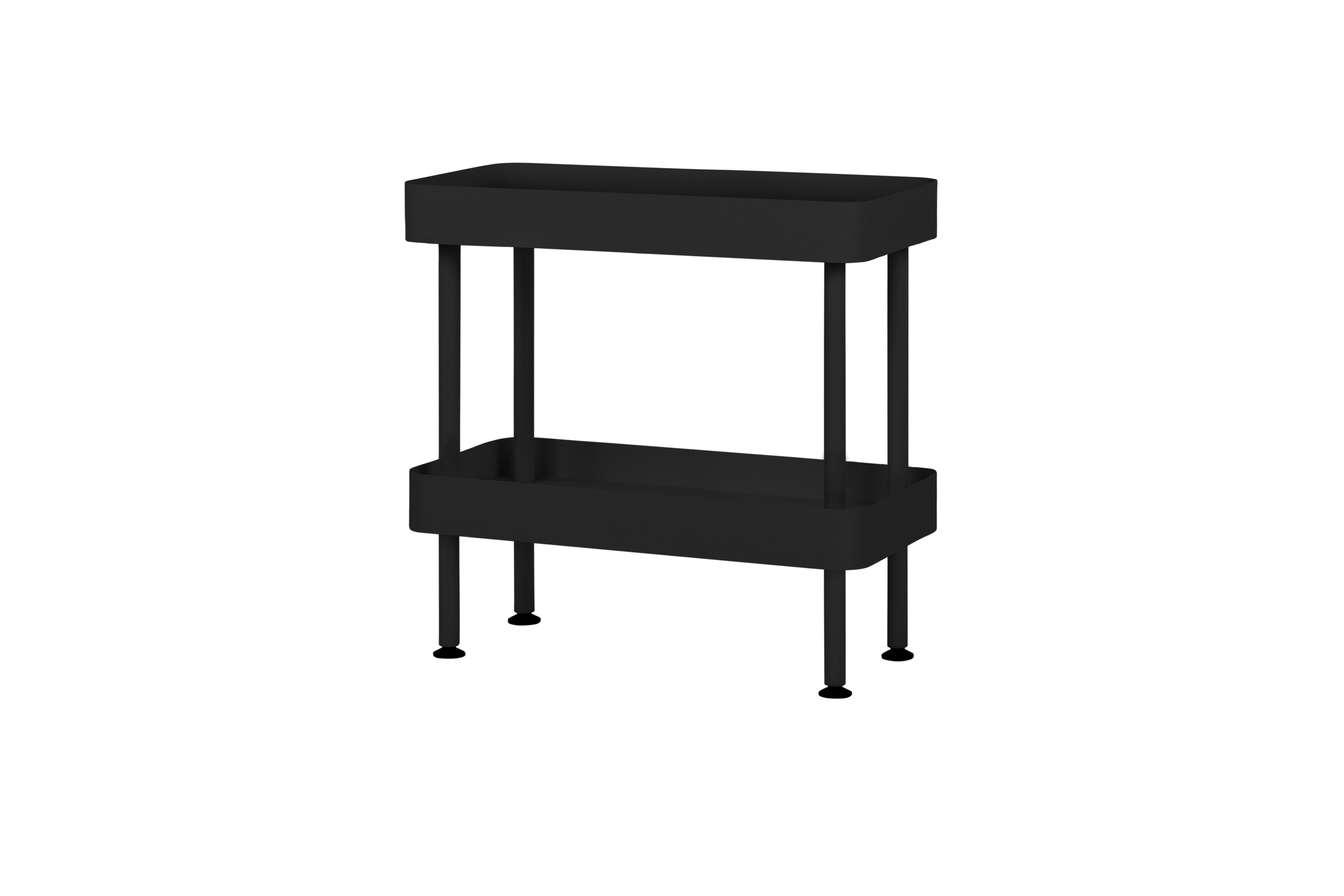 Modern 2-Tier Nolle Console Table - Entryway Sofa Table with Storage Shelf for Living Room, Hallway & Bedroom Decor