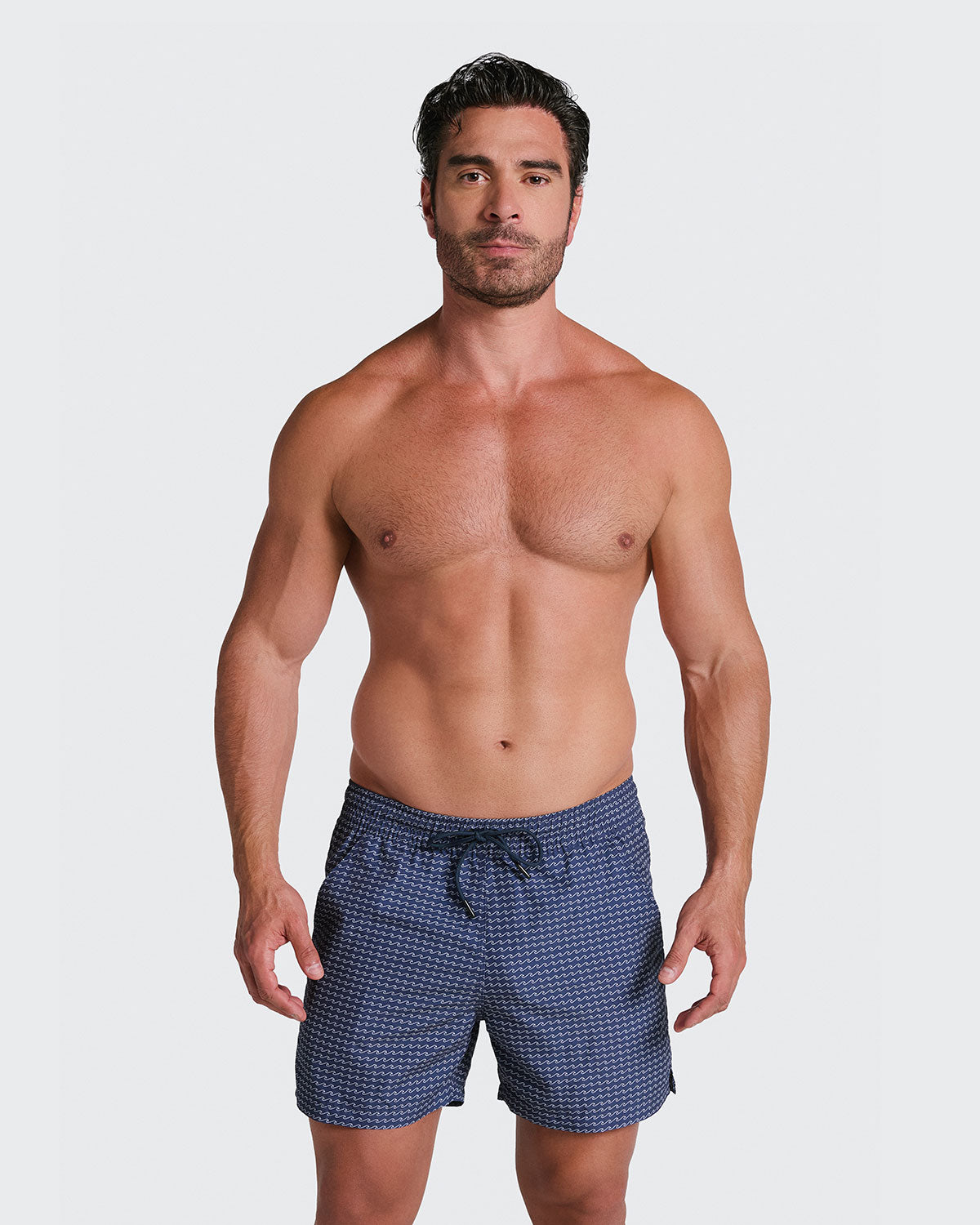 Eco-Friendly Men's Swim Trunks with Soft Inner Mesh Lining - Quick-Dry, Comfortable & Sustainable Swimwear for Beach, Pool & Water Sports