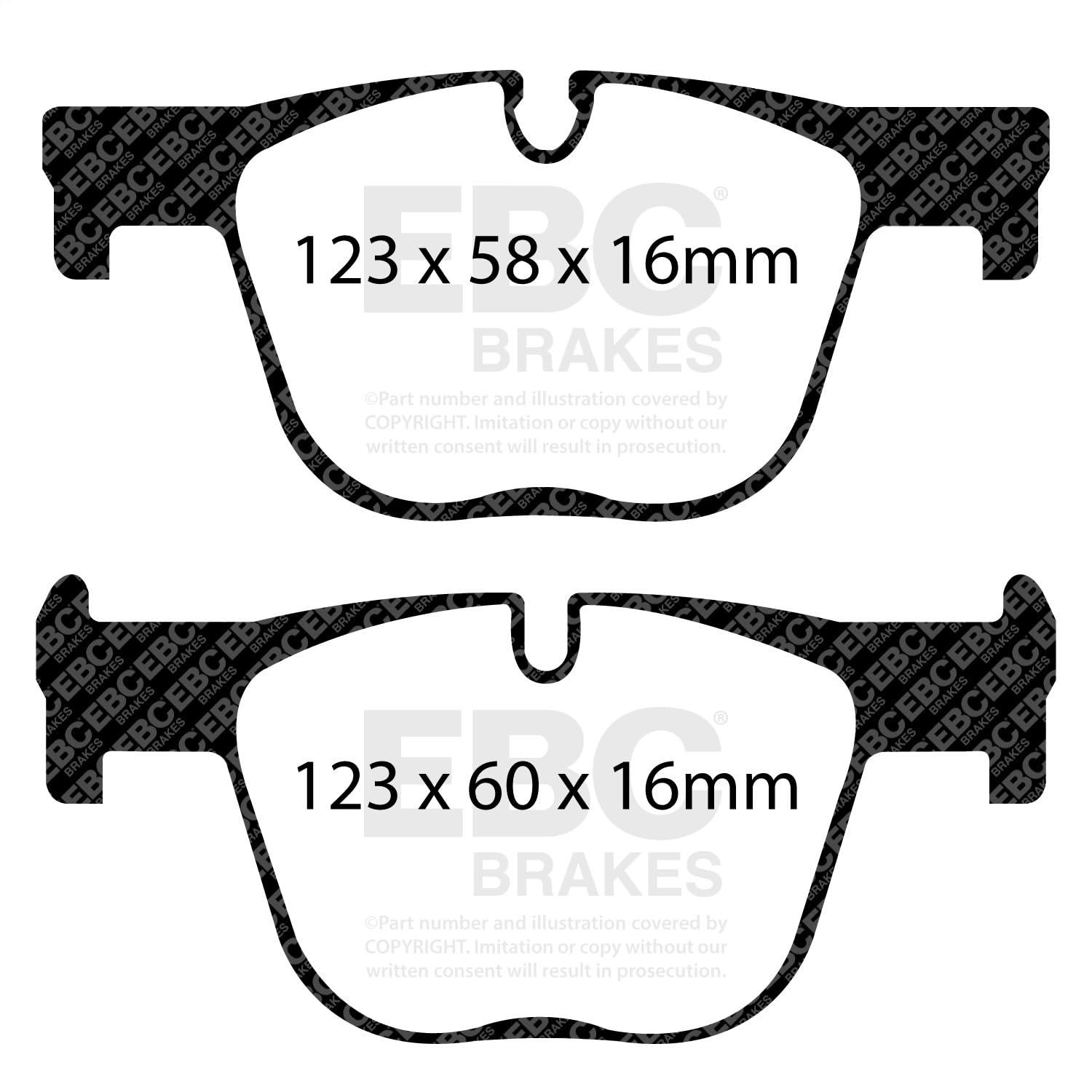 EBC Brakes Redstuff 3000 Series Sport Brake Pads DP32131C for BMW - High Performance Braking for Track & Street Racing