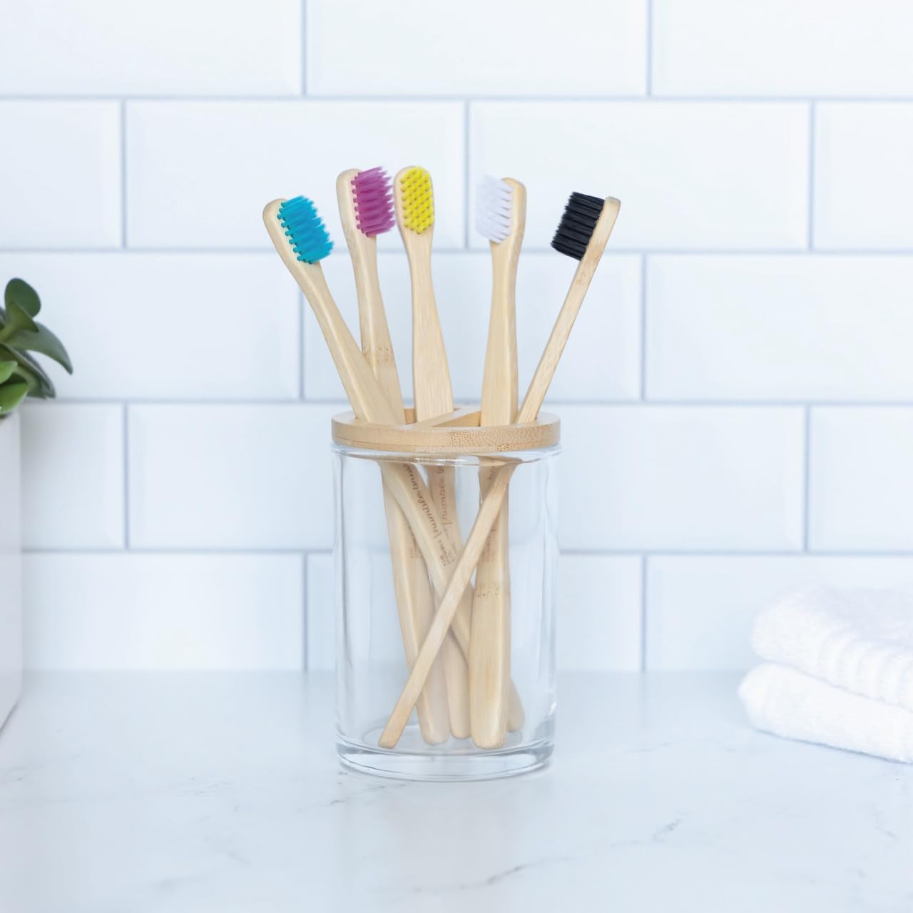 The Humble Co. Bamboo Toothbrushes (5 Pack) - Eco-Friendly BPA-Free Toothbrushes with Ultra Soft Bristles for Superior Oral Care, Dental Hygiene & Gum Health | Perfect for Travel, Home & Sustainable Living