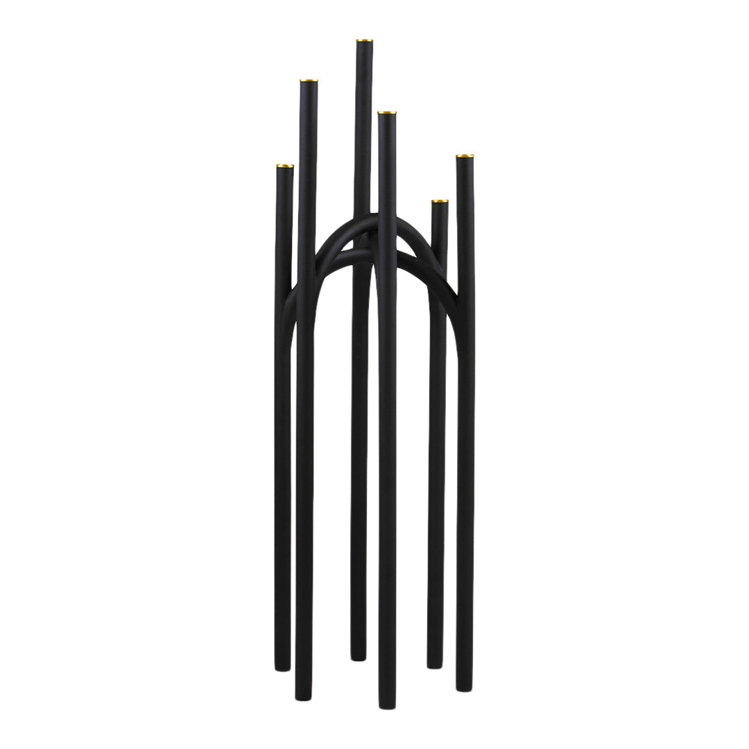 Angui Elegant Glass Candle Holder for Home Decor - Perfect for Weddings, Parties & Romantic Dinners - Set of 2