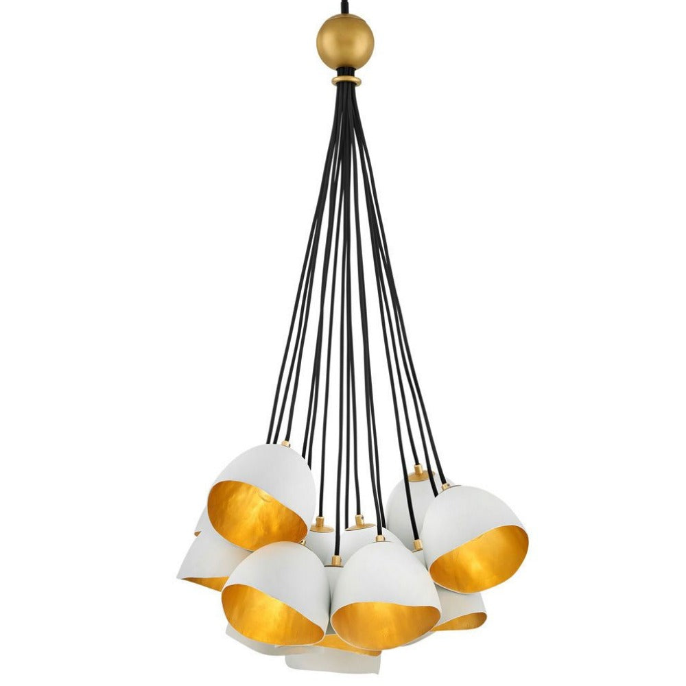 Shell White with Gold Leaf accents