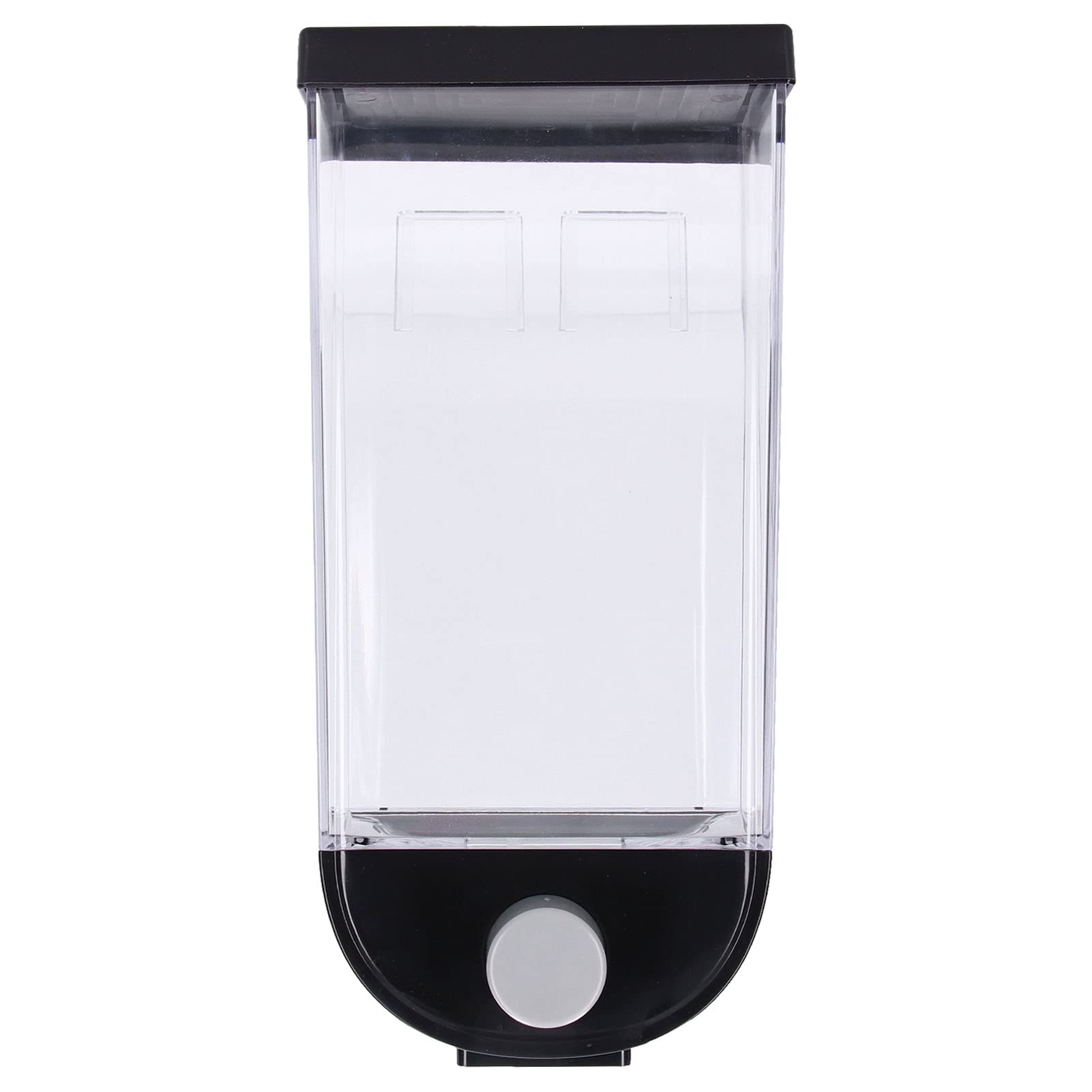 Fdit 5L Transparent Wall Mounted Dry Food Dispenser - Airtight Cereal Container for Kitchen, Pantry, Coffee, Rice, Pasta & Pet Food Storage - Perfect for Countertop or Cabinet Organization