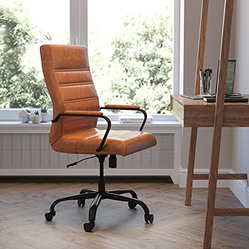 Brown Leathersoft/Black Frame
