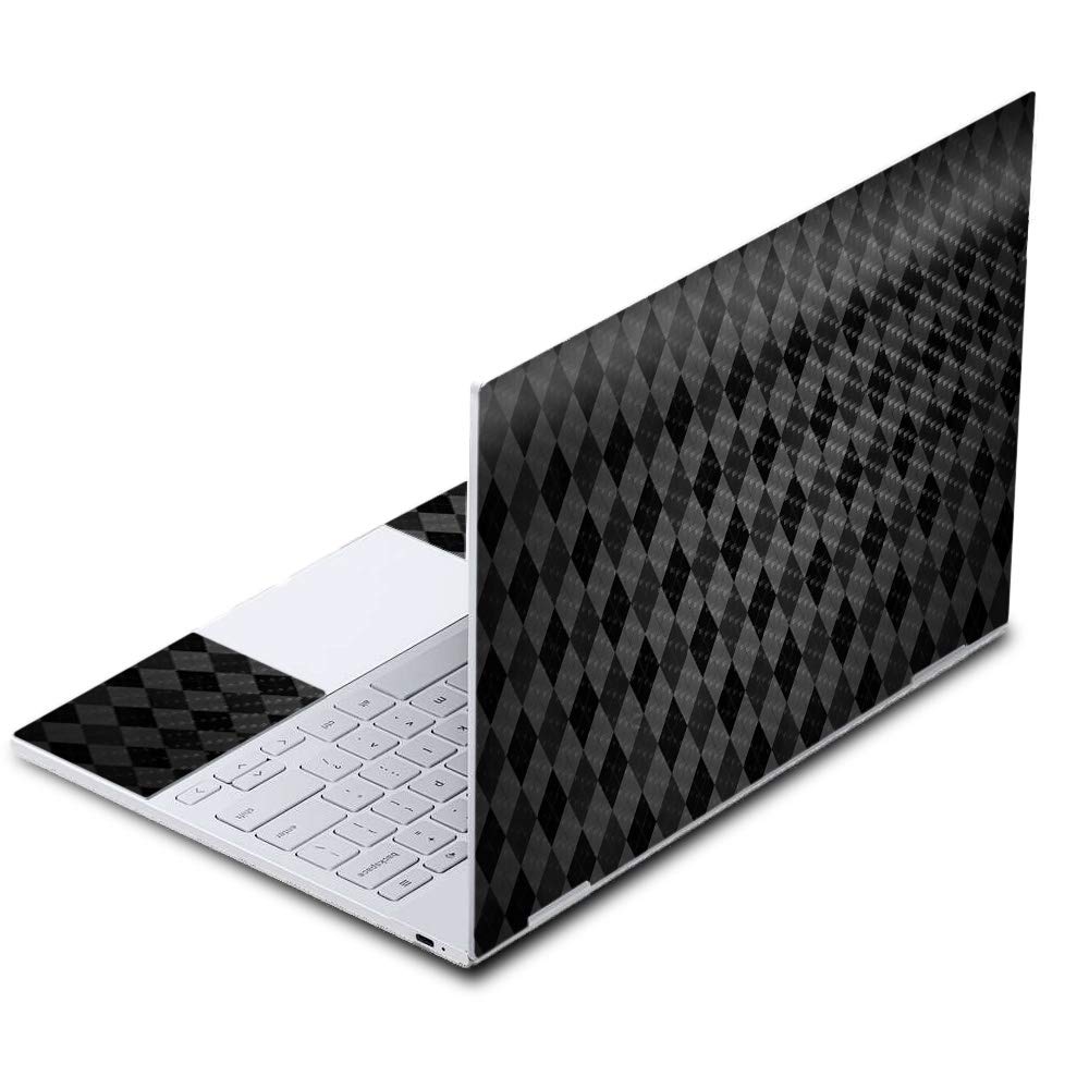 Premium Carbon Fiber Skin for Google Pixelbook - Black Argyle Design | Protective & Durable Textured Cover | Easy to Apply & Remove | Made in USA | Perfect for Office, Travel & Everyday Use