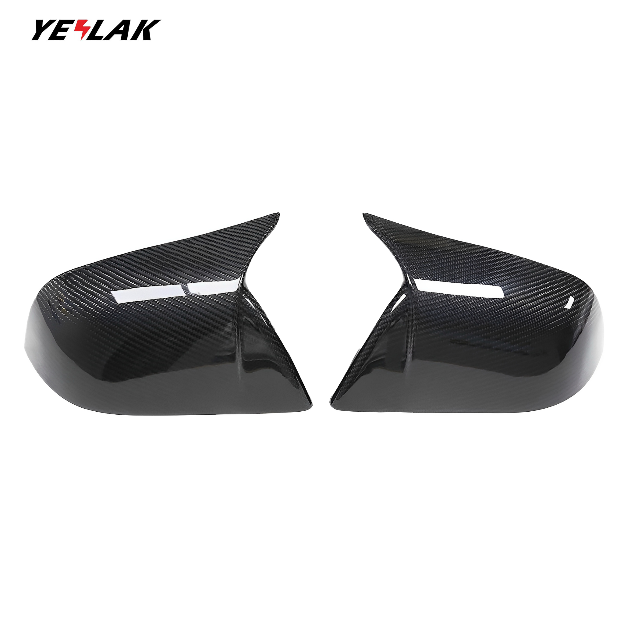 Premium Real Carbon Fiber Mirror Caps for Tesla Model 3, Model Y & 2024+ Model 3 Highland - Lightweight & Durable Exterior Upgrade for Enhanced Style & Protection (Perfect for Car Enthusiasts & Daily Commuters)