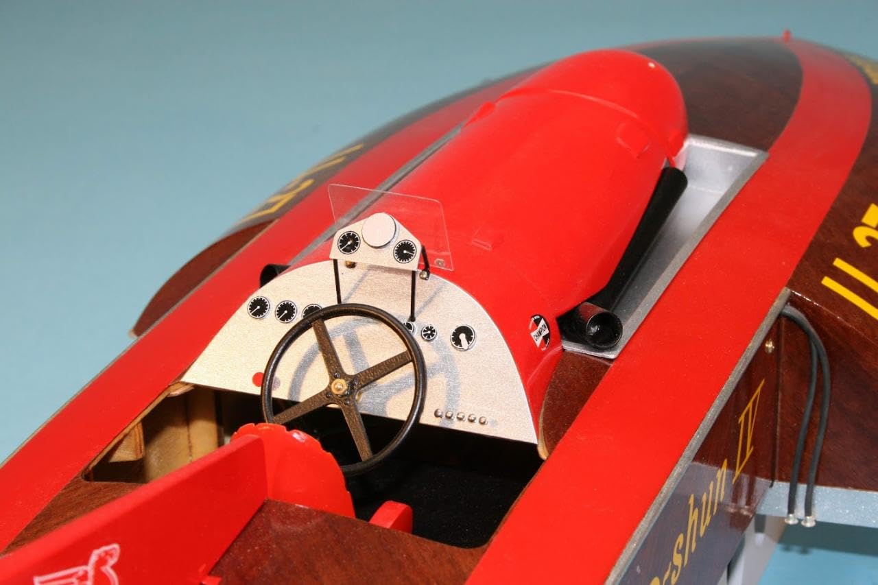 Billings Boats 1:12 Scale Slo-Mo-Shun IV Wooden Hull Model Boat Kit - Classic Racing Boat Replica for Collectors & Hobbyists - Perfect for Display, Gifts & RC Boat Enthusiasts