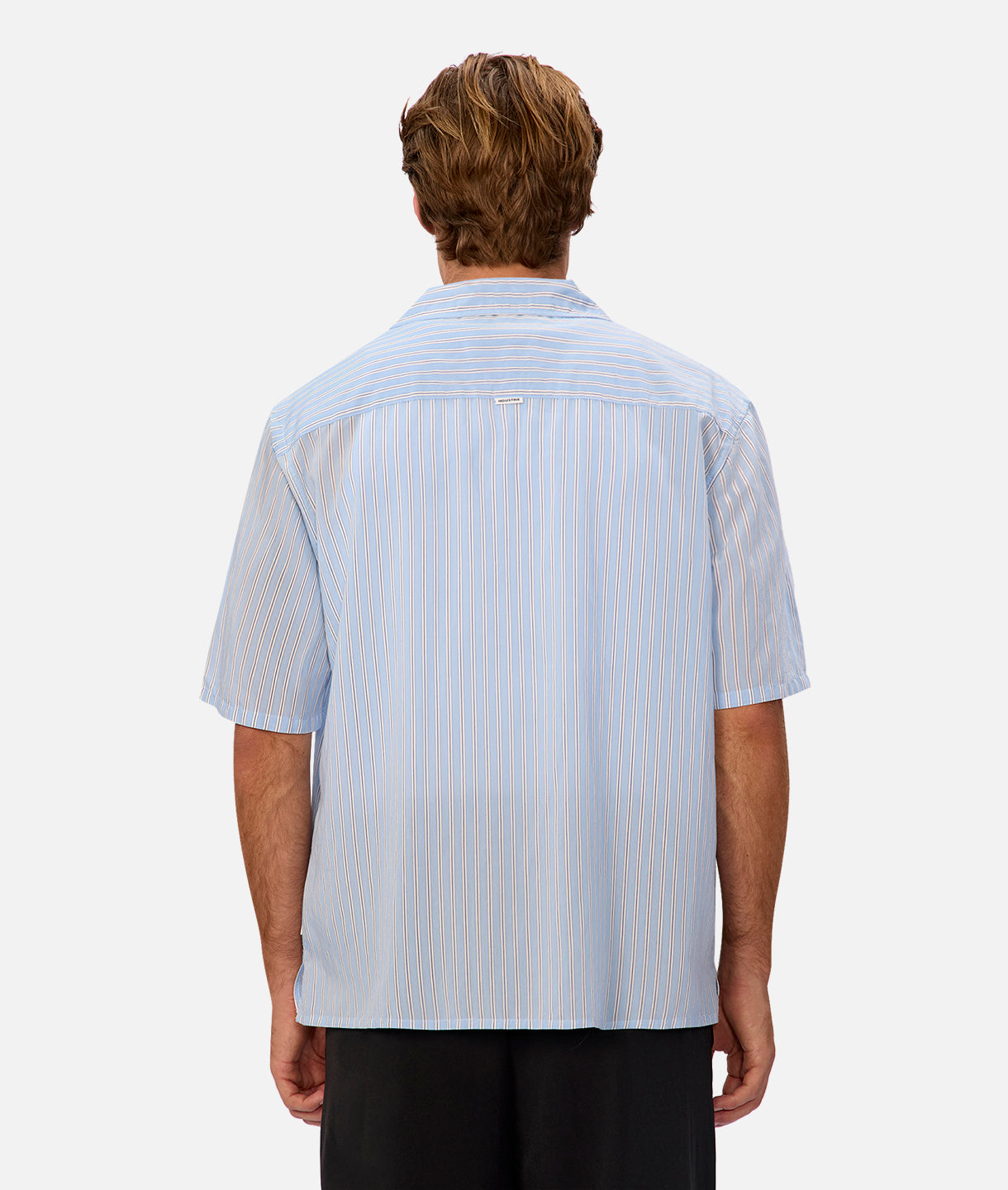 Premium Redding Short Sleeve Shirt for Men - Classic Blue Casual Shirt | Perfect for Office, Travel & Summer Outfits