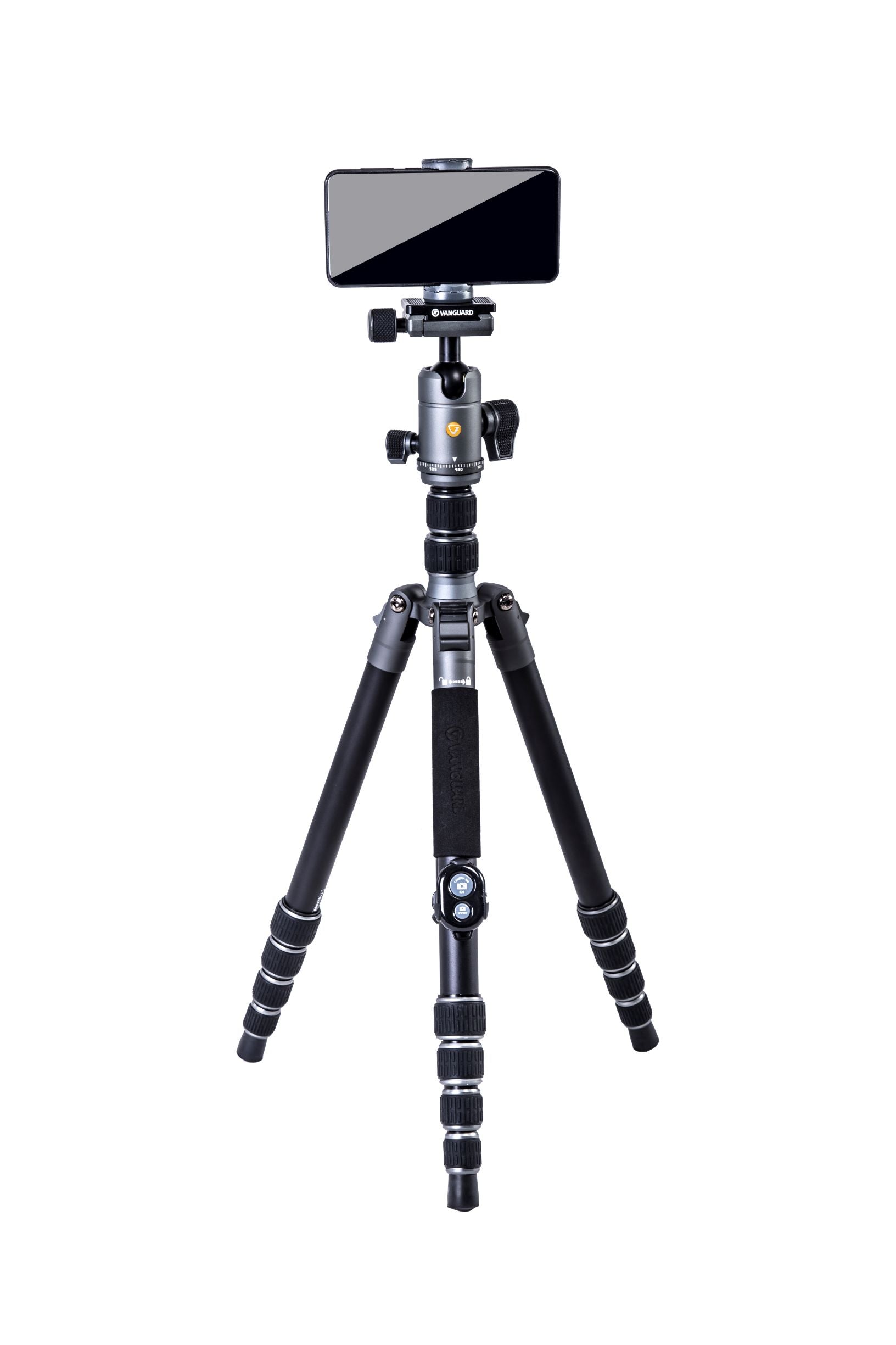 VEO 3 GO 265HAB Professional Aluminum Camera Tripod & Monopod with Ball Head - Bluetooth Remote Control for DSLR/Smartphone - Perfect for Travel Photography, Vlogging & Outdoor Shooting