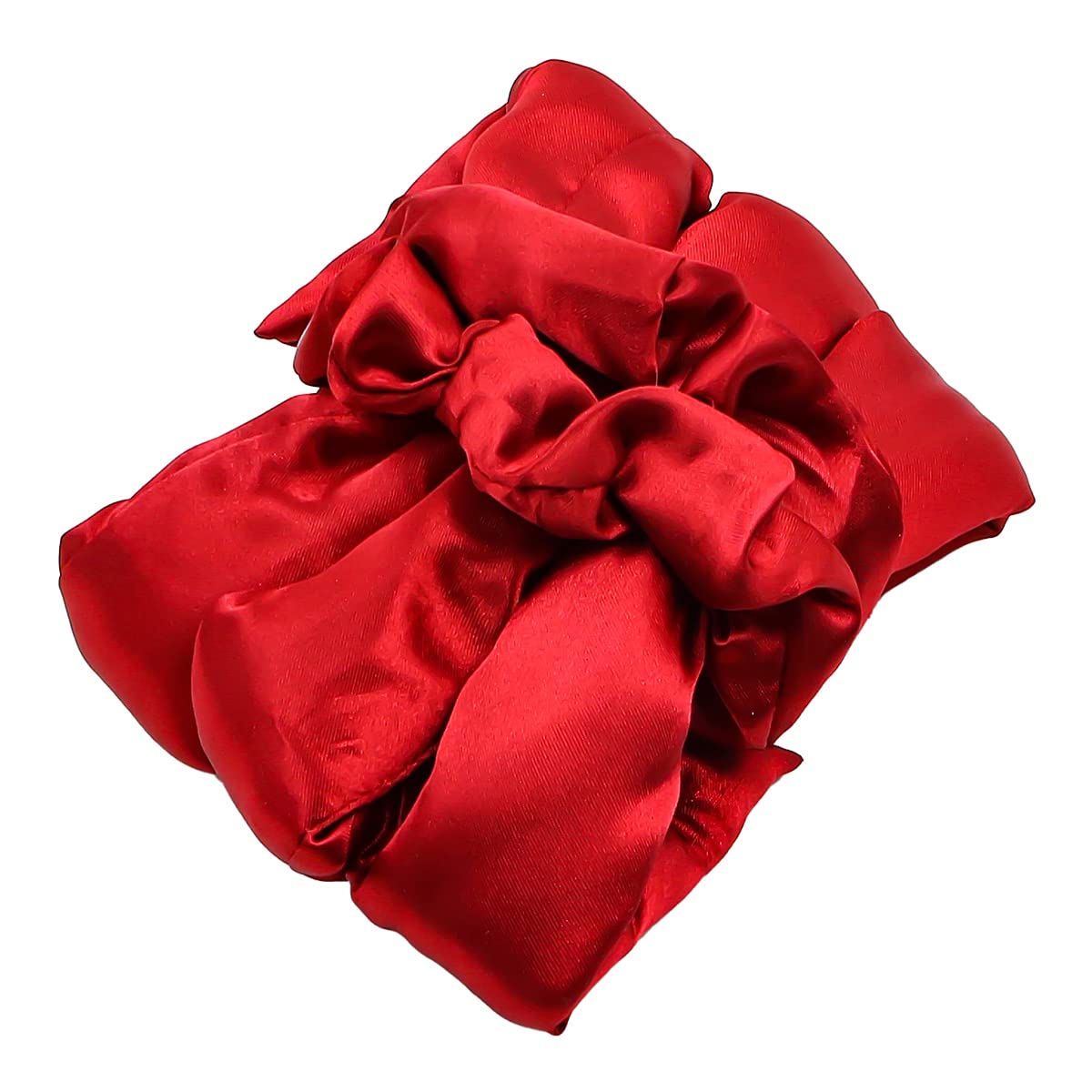 Heatless Curling Rod Headband - No Heat Hair Curler for Long Hair, DIY Hair Styling Tool (Red) | Perfect for Overnight Curls, Natural Waves & Damage-Free Styling at Home