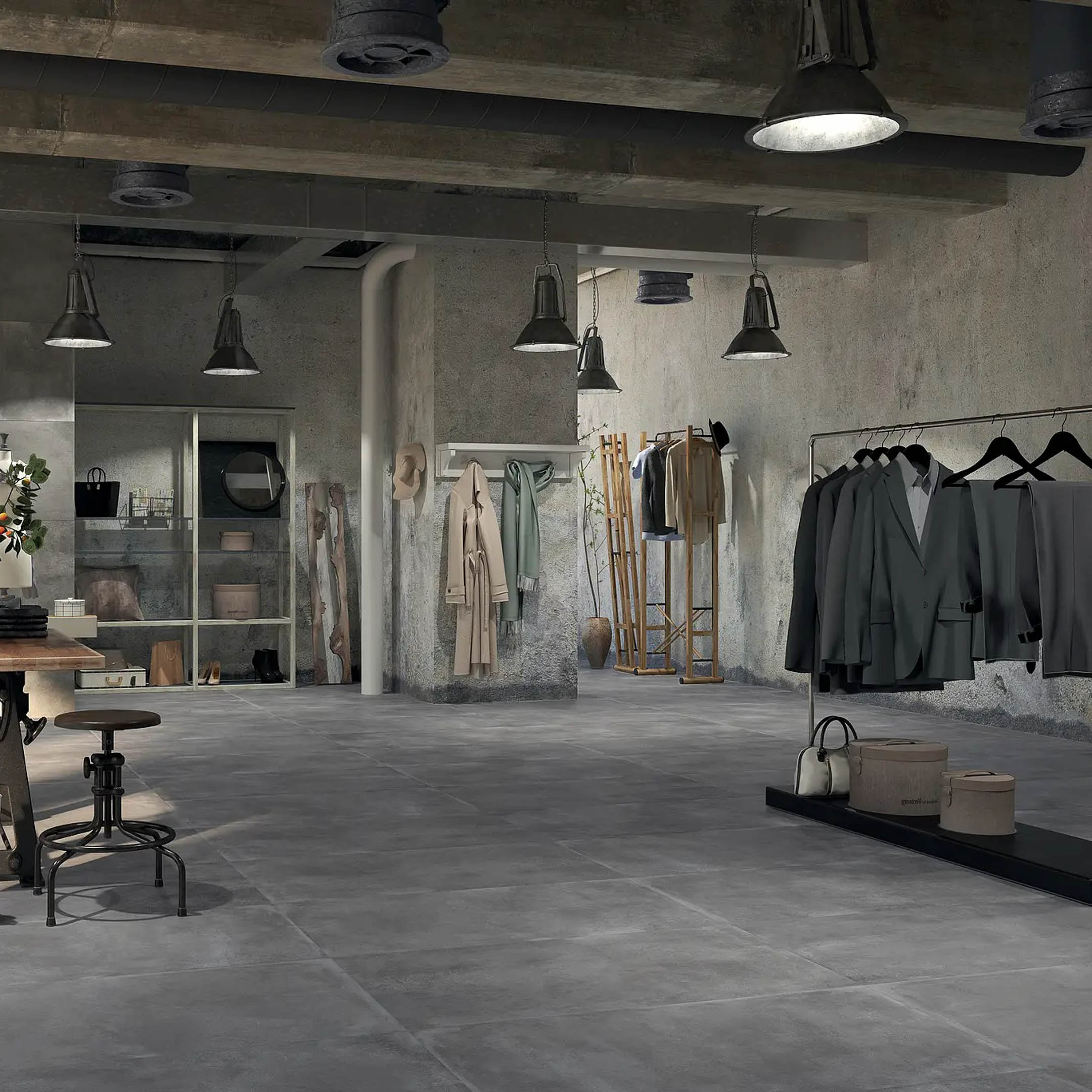 Premium Italian Concrete Look Porcelain Tile - Durable & Stylish Flooring for Modern Homes, Kitchens, Bathrooms & Commercial Spaces