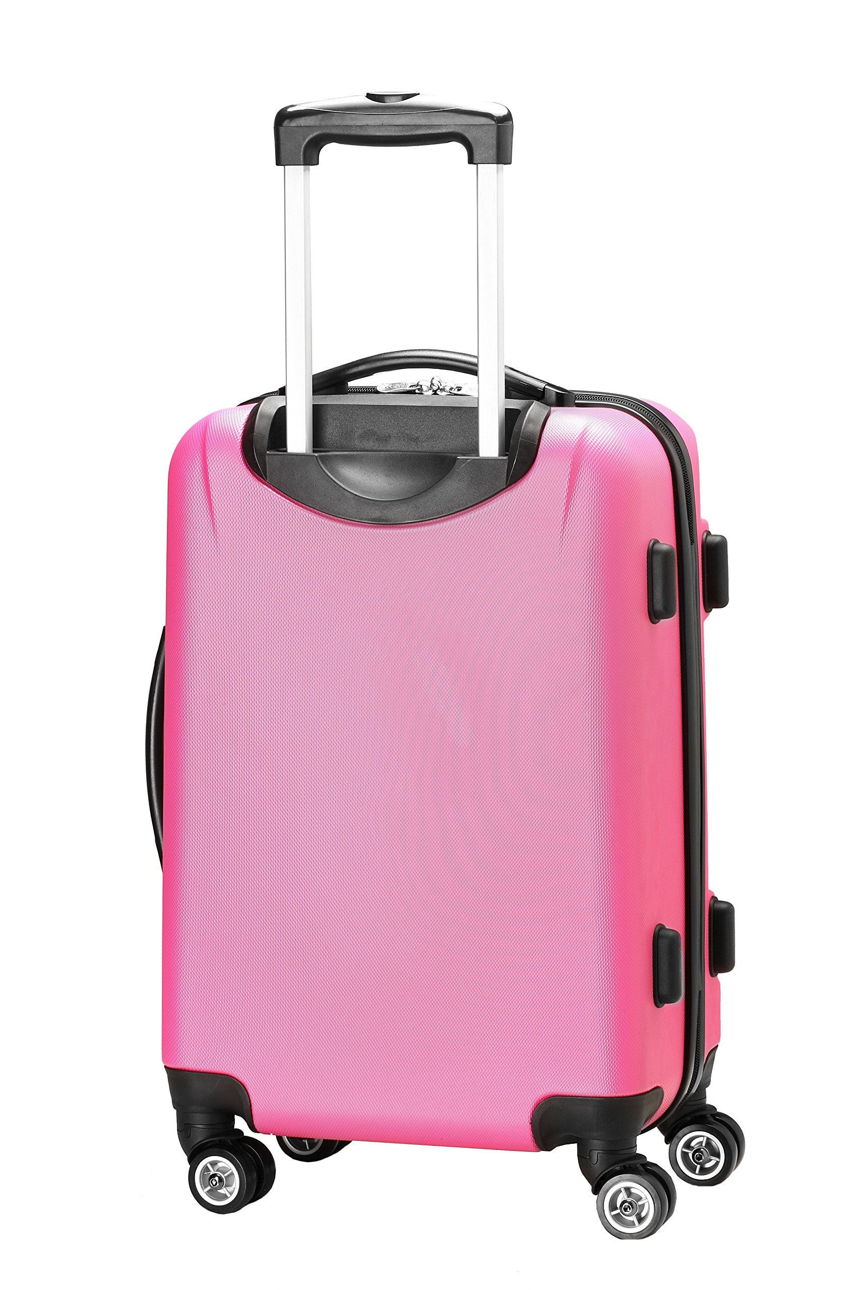 San Jose Sharks NHL Official Carry-On Hard Spinner Luggage - Pink | Durable Travel Suitcase for Hockey Fans, Airplane & Weekend Trips