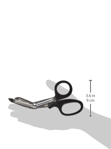 Prestige Medical 7.5 Inch EMT Utility Scissors - Heavy Duty Trauma Shears for First Aid, EMS, Nursing - Black Stainless Steel Medical Scissors (3.5 oz) - Perfect for Emergency Kits, First Responders & Hospital Use