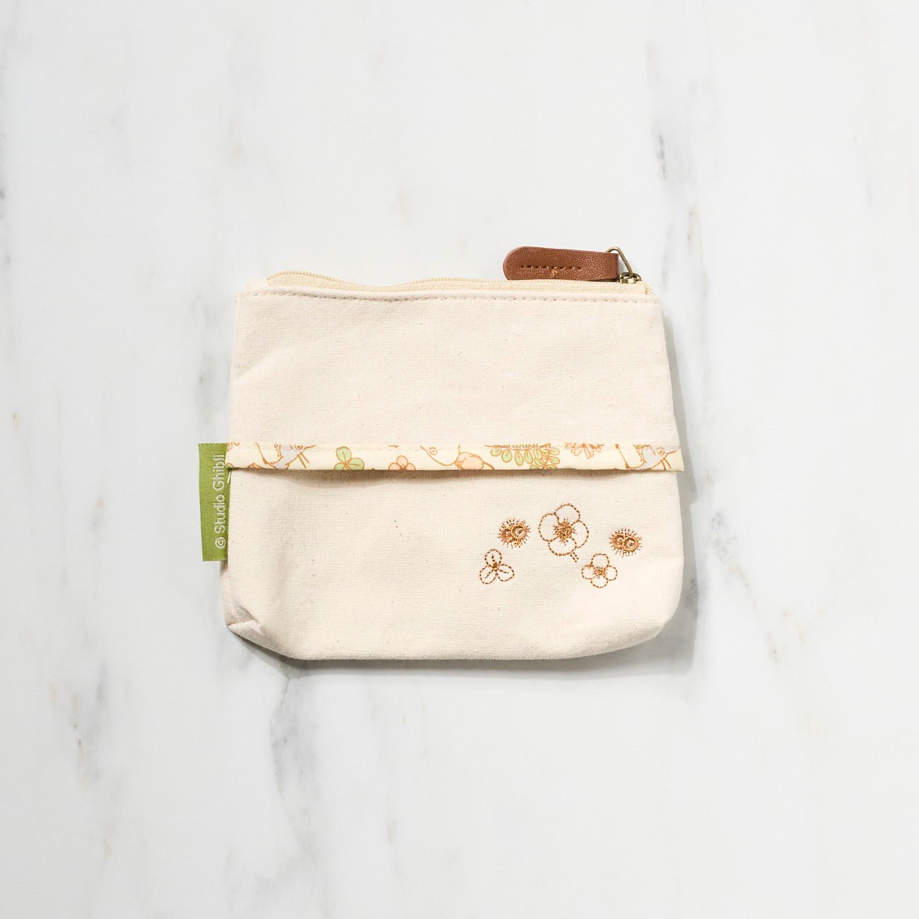 Studio Ghibli Anime Tissue & Cosmetic Pouch - Cute Kawaii Makeup Bag with Totoro Print - Perfect for Travel, School, and Daily Essentials Storage