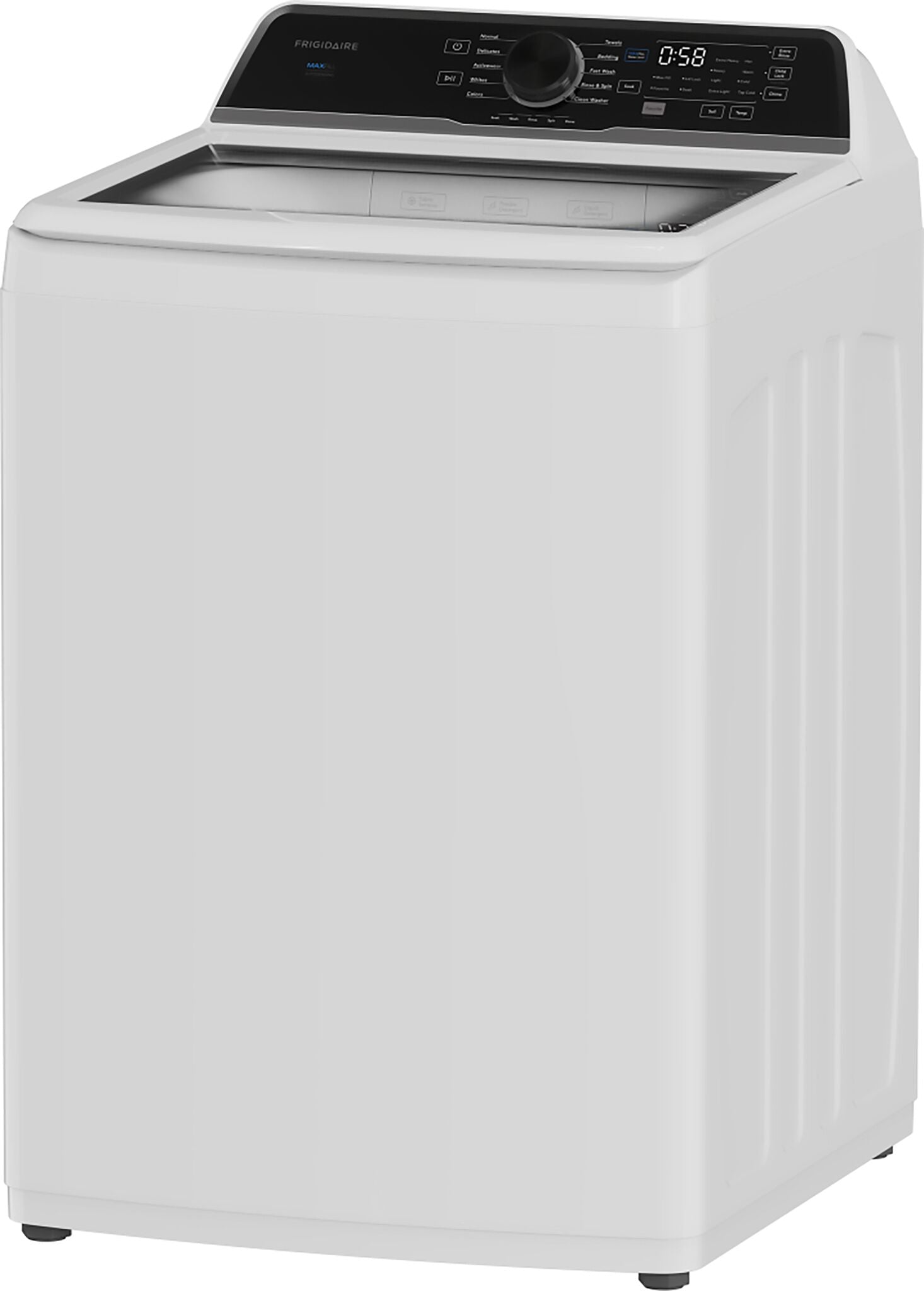Frigidaire FLVW7523BW 5.1 Cu. Ft. White Top Load Washing Machine - Perfect for Laundry Rooms, Apartments & Small Homes
