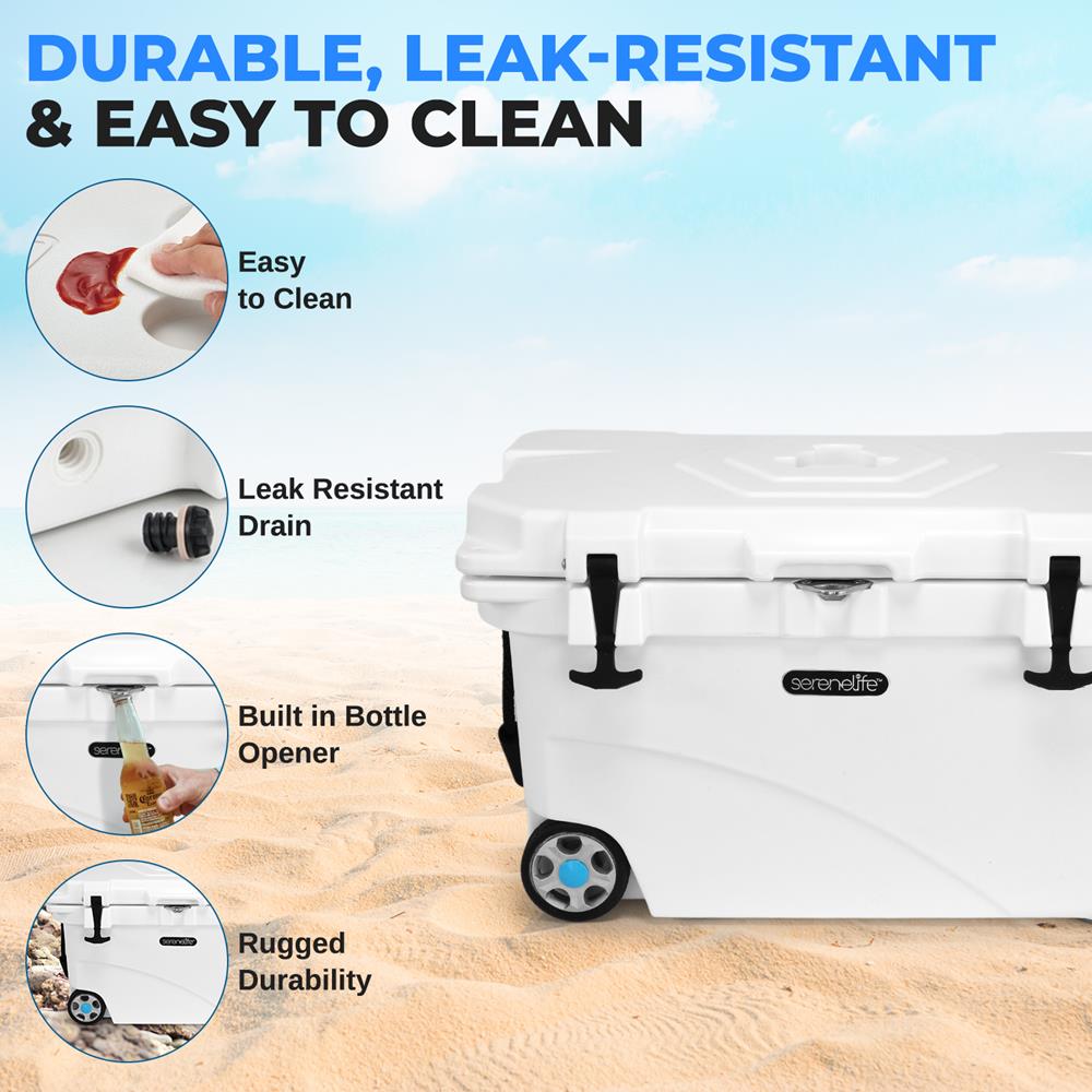 Portable Cooler Box - Insulated Lunch Bag for Picnics, Camping & Beach Trips - Leakproof & Lightweight Cooler for Food & Drinks