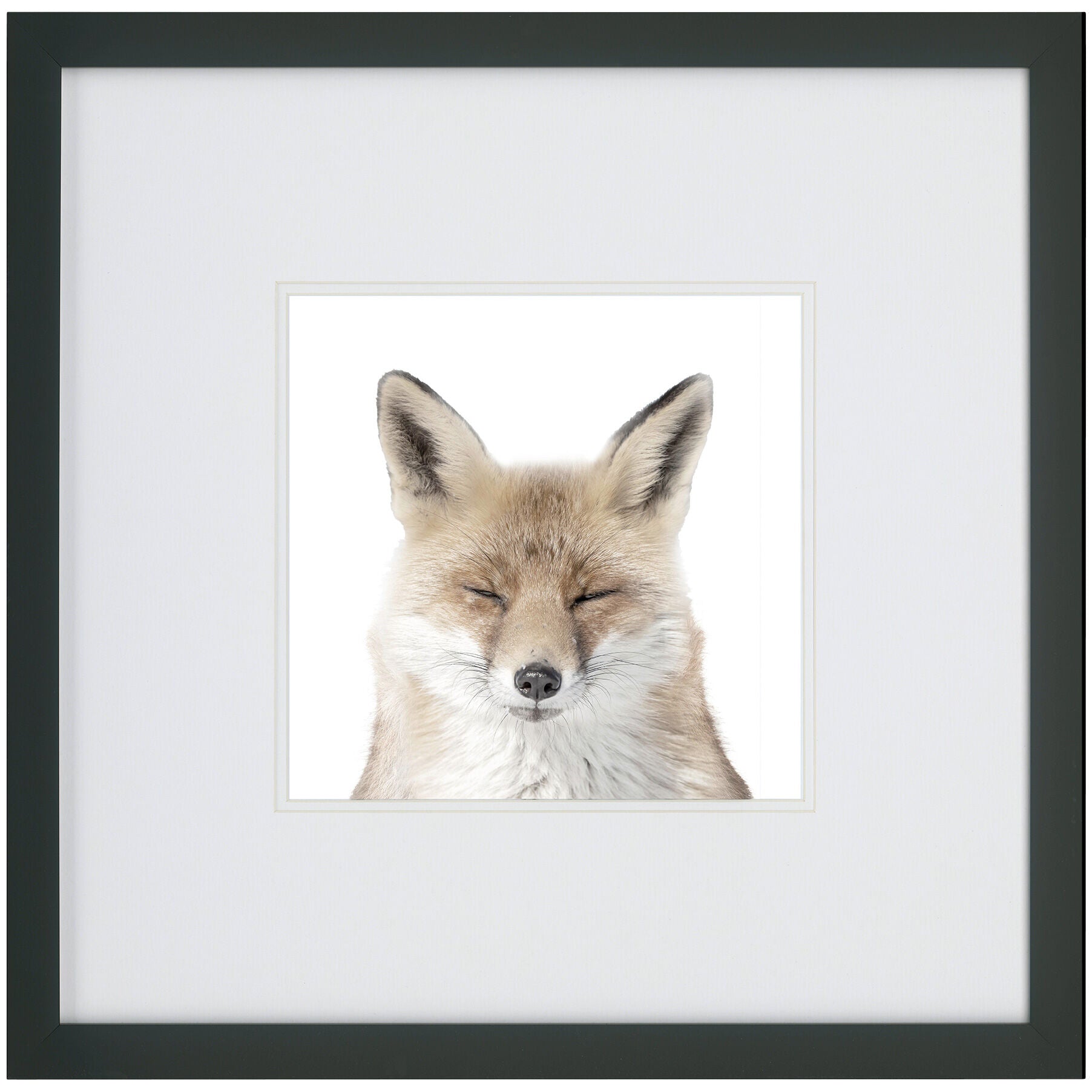 Cute Fox Face Wall Art for Kids - Nursery, Bedroom & Playroom Decor - Perfect for Animal Themed Rooms