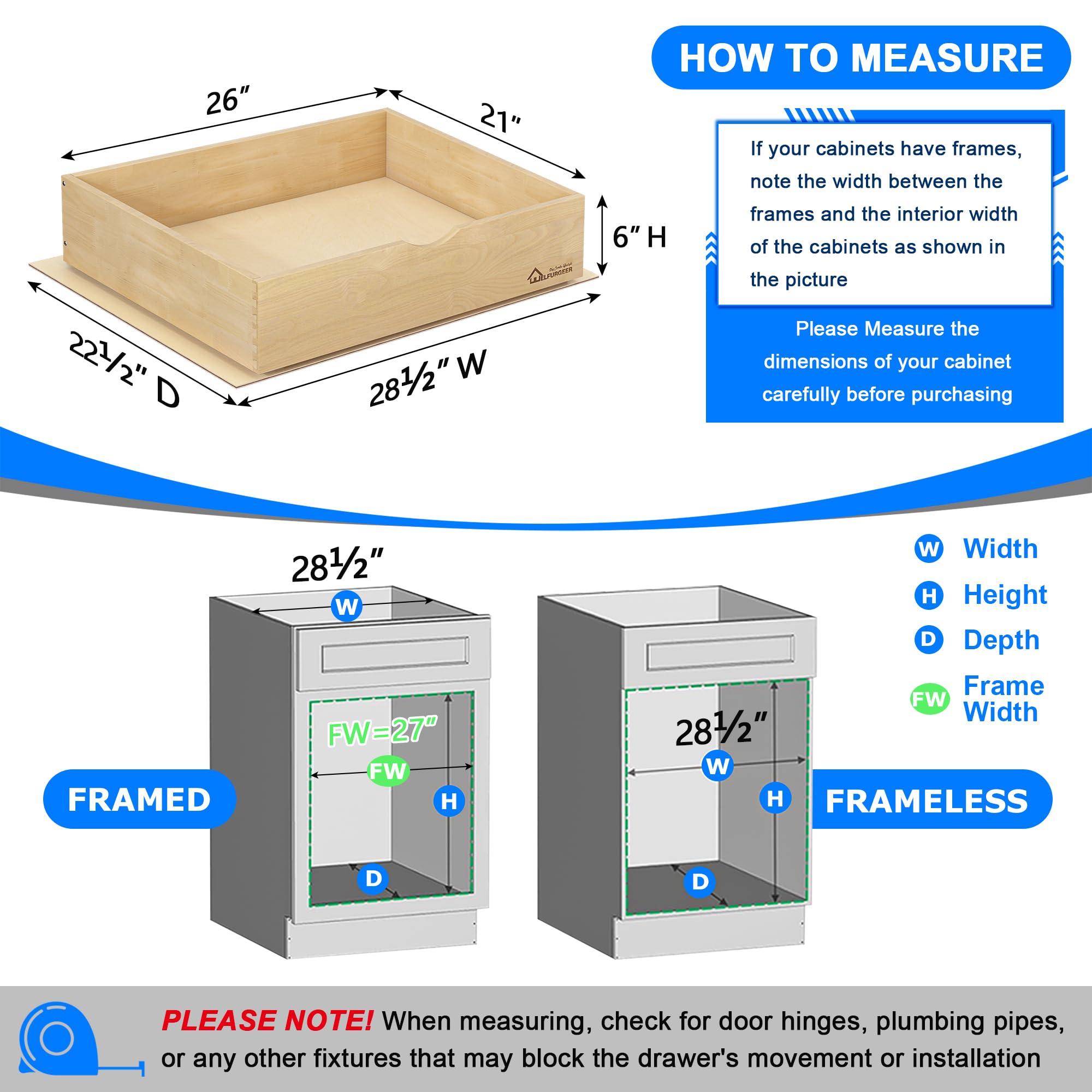 Soft Close Pull Out Drawers for Kitchen Cabinets - 26