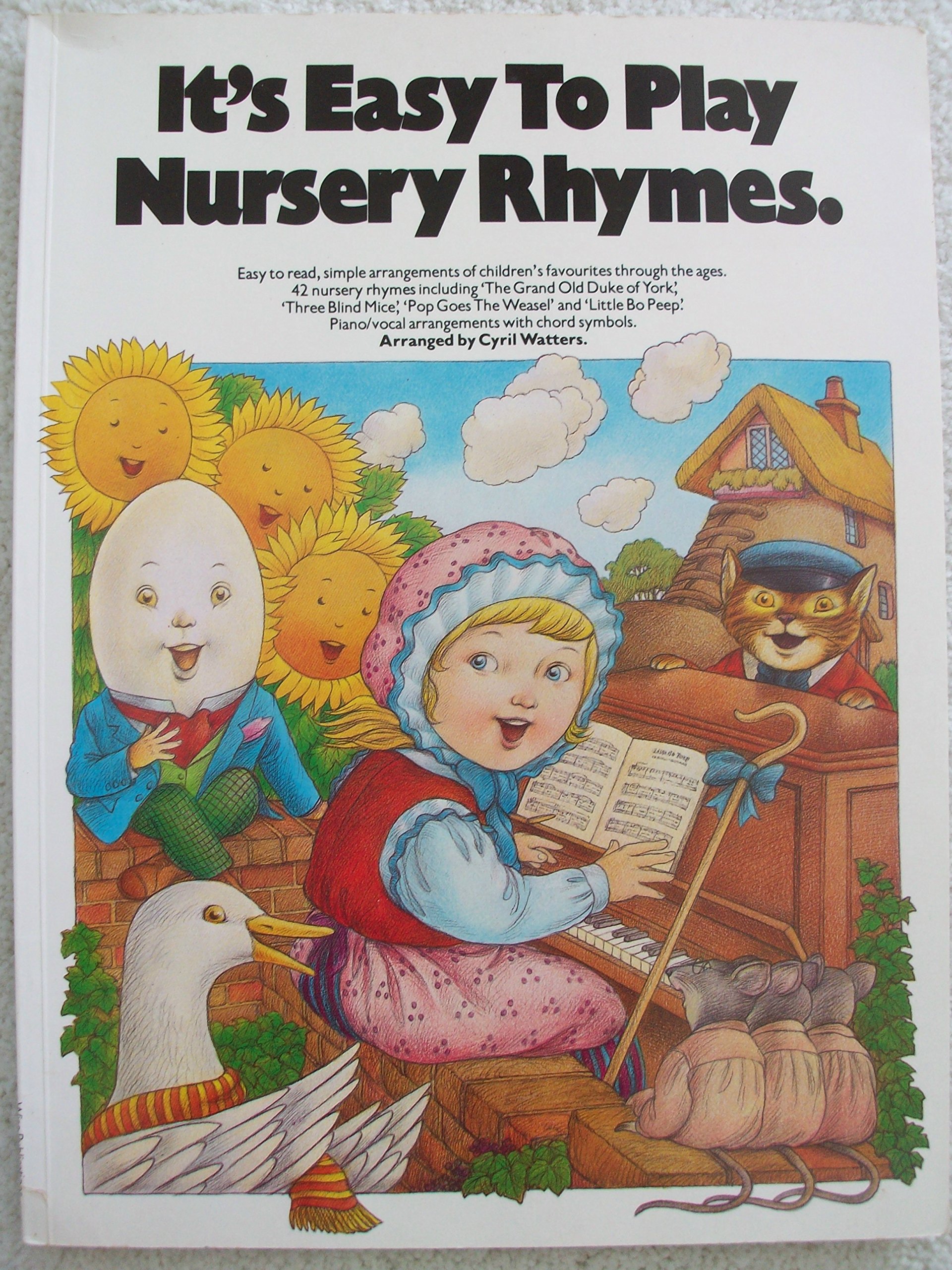 Easy to Play Nursery Rhymes - Piano Sheet Music with Words & Music | Perfect for Beginners, Kids & Family Music Time