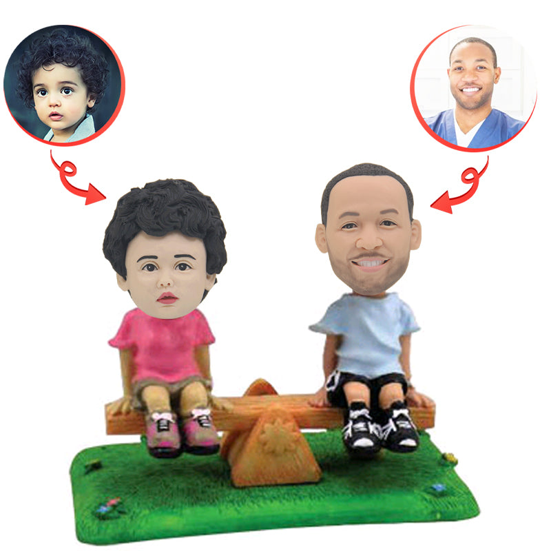 Personalized Swing Bobbleheads - Custom Caricature Figurines for Sports Fans, Gifts & Office Decor | Perfect for Birthdays, Weddings & Fan Collections