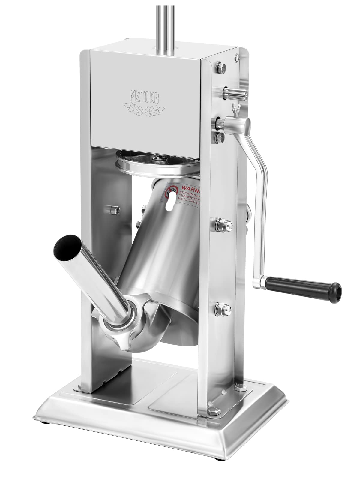Premium Stainless Steel Vertical Sausage Stuffer - Dual Speed 2-in-1 Sausage Maker & Churro Maker (12LBS/5L Capacity) - Perfect for Home Kitchen, Butcher Shops & Commercial Use - Make Sausages, Spanish Churros & More with Ease