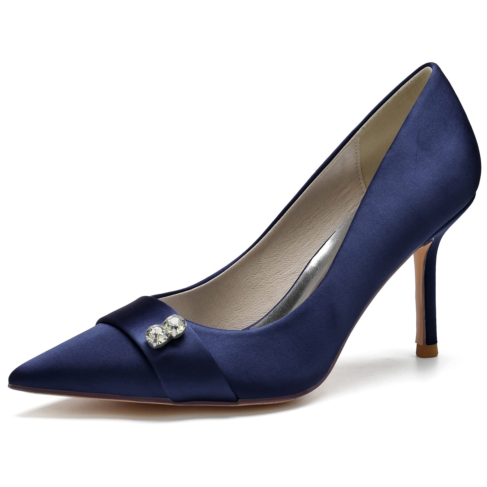 ADMLZQQ Women's Pointed Toe Stiletto Pumps - 3.34 Inch/8.5cm High Heels for Party, Wedding & Office - Classic Dress Shoes for Women - Perfect for Cocktail Events, Business Meetings & Formal Occasions