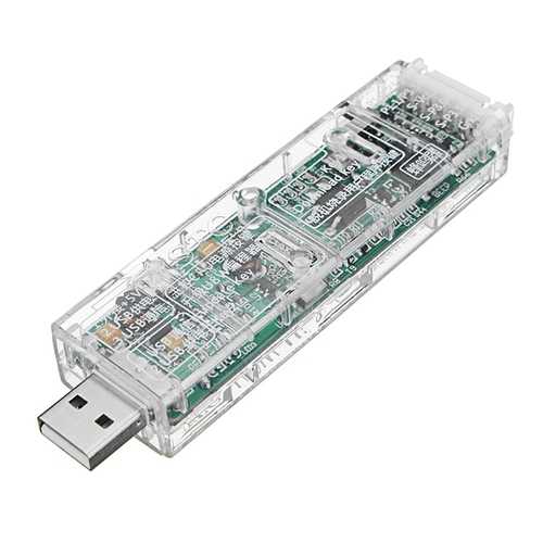 STC U8/U8W Mini Programmer - 5V/3V Offline & Online Downloader for STC Microcontrollers | Perfect for DIY Electronics & Embedded Systems Projects