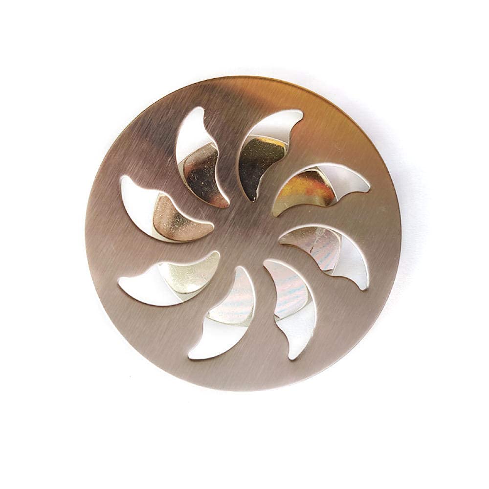 Stainless Steel Square Floor Drain Cover for Bathroom & Sink - Anti-Clog Filter with Durable Plating - Perfect for Showers, Laundry Rooms & Basements