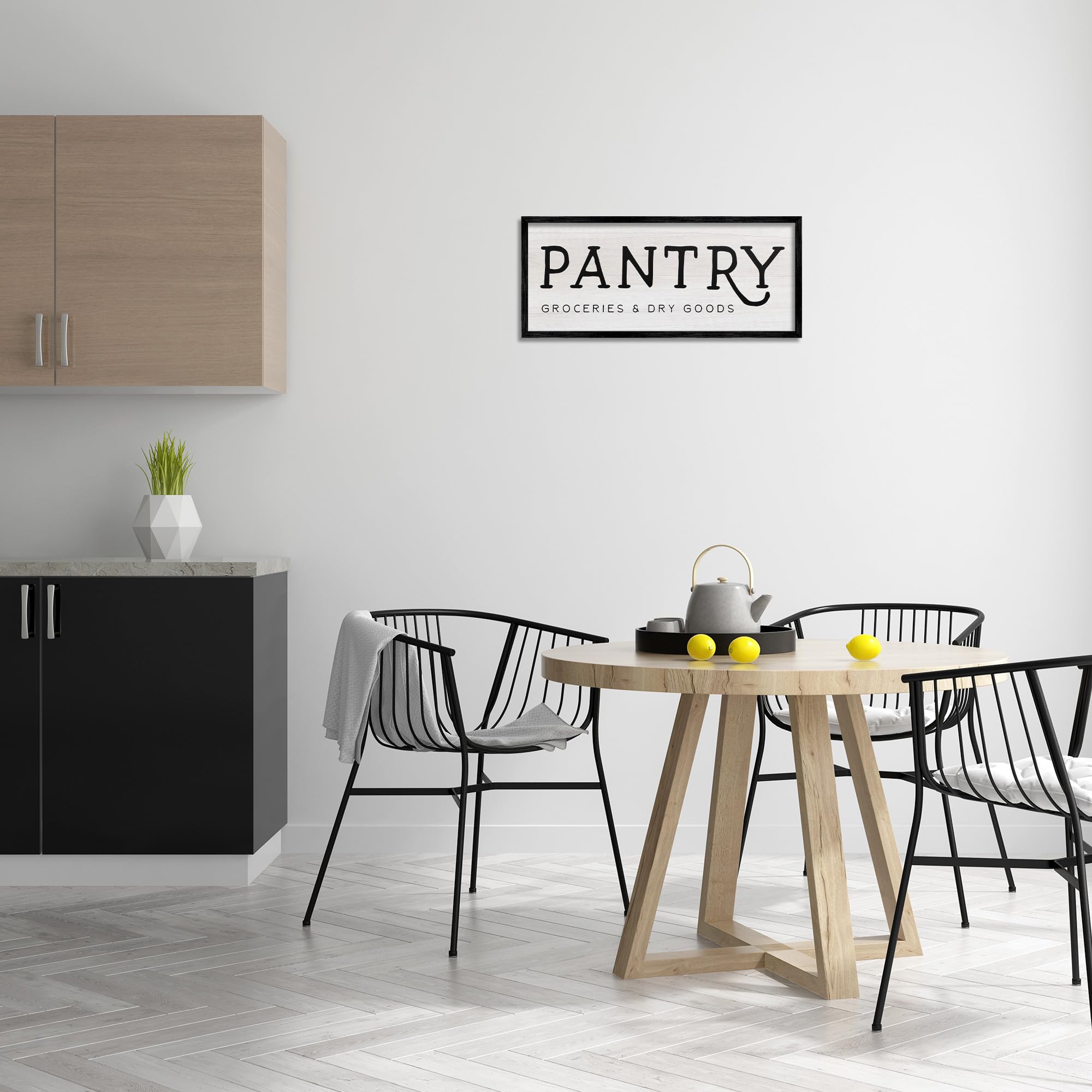 Rustic Pantry Sign for Groceries & Dry Goods - Kitchen Decor