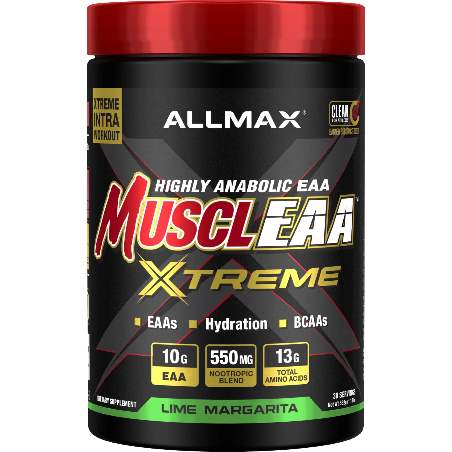 ALLMAX MusclEAA Xtreme - Premium Essential Amino Acid Supplement for Muscle Recovery & Growth | Post-Workout & Fitness Nutrition | Ideal for Athletes & Bodybuilders