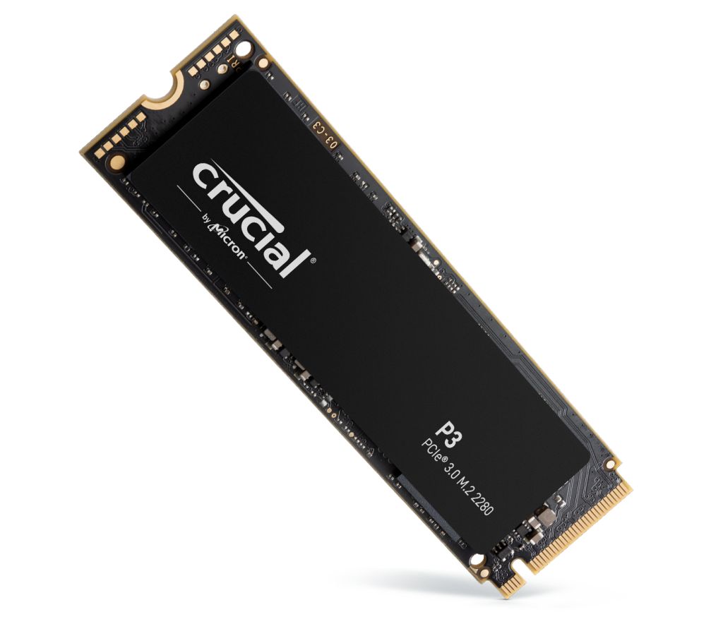Crucial P3 1TB PCIe Gen3 NVMe M.2 2280 Internal SSD - High Speed Storage for Gaming Laptops, Workstations & Content Creation