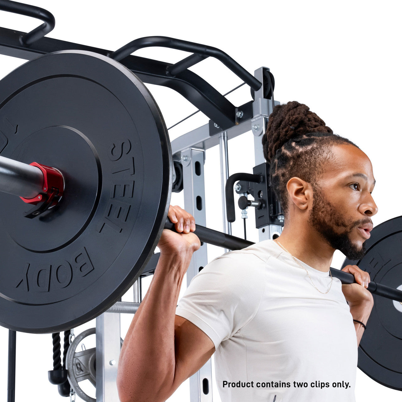 Olympic Barbell Lock Jaw Collar Clips - OBC 6 | Heavy Duty Steel Body for Weightlifting, Powerlifting & CrossFit | Secure Your Weights During Workouts