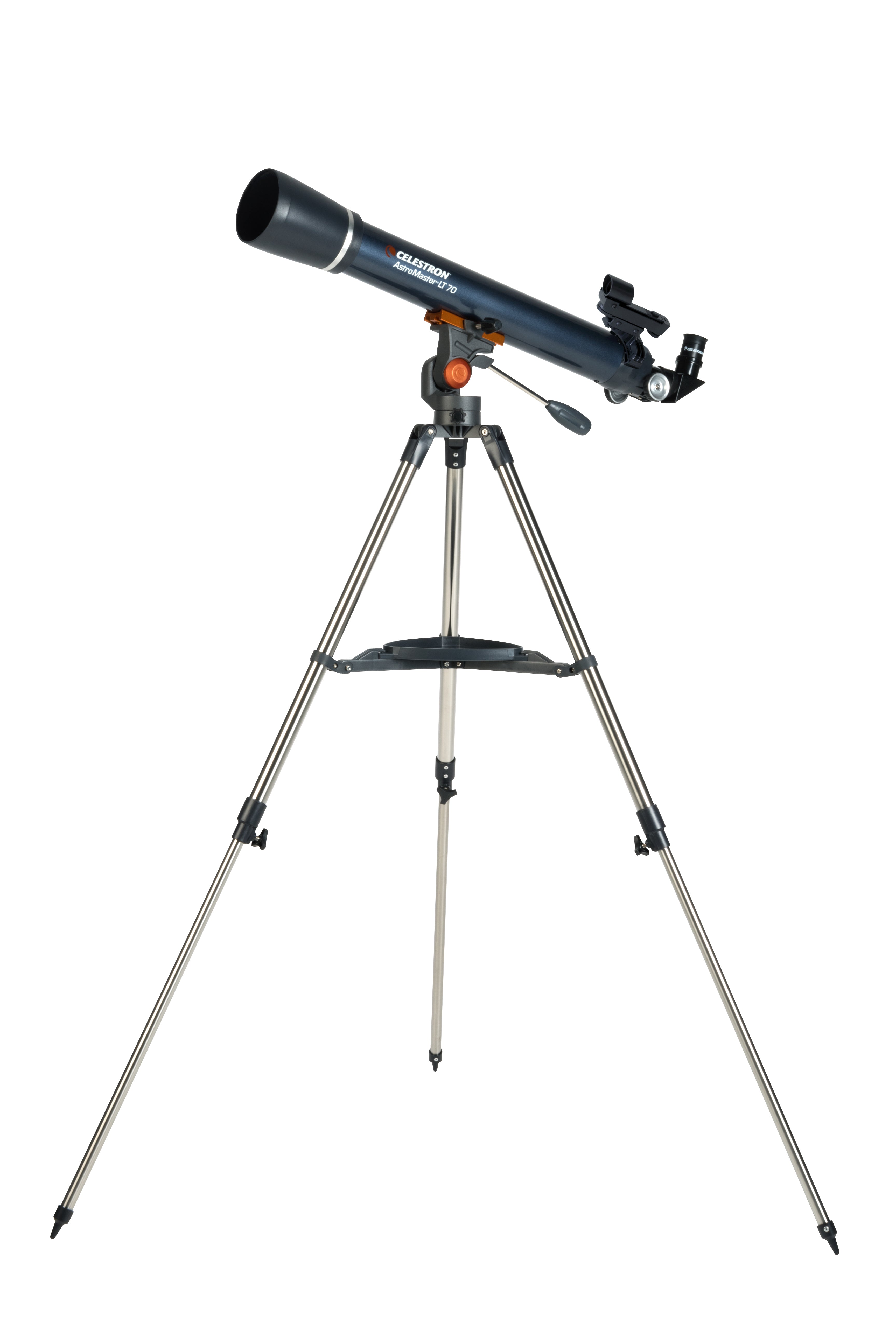 AstroMaster LT 70AZ Telescope - Portable Refractor Telescope with Smartphone Adapter & Bluetooth Remote for Stargazing, Bird Watching, and Astrophotography