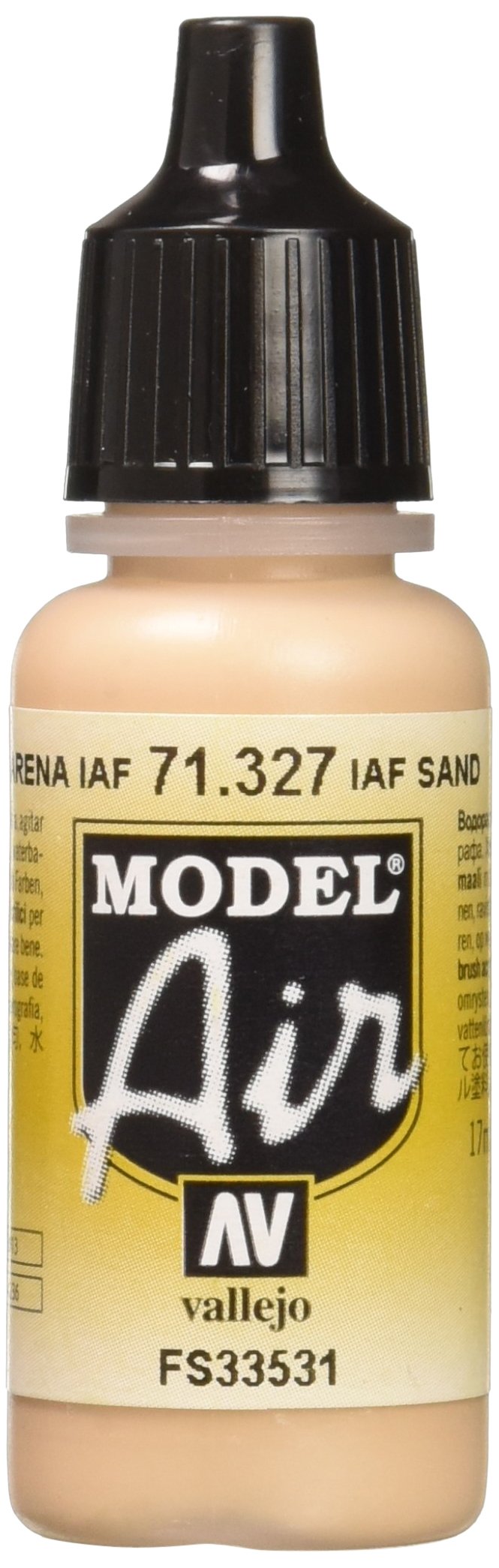 Vallejo Model Color IAF Sand 17ml Acrylic Paint - Perfect for Military Miniatures, Scale Models & Dioramas