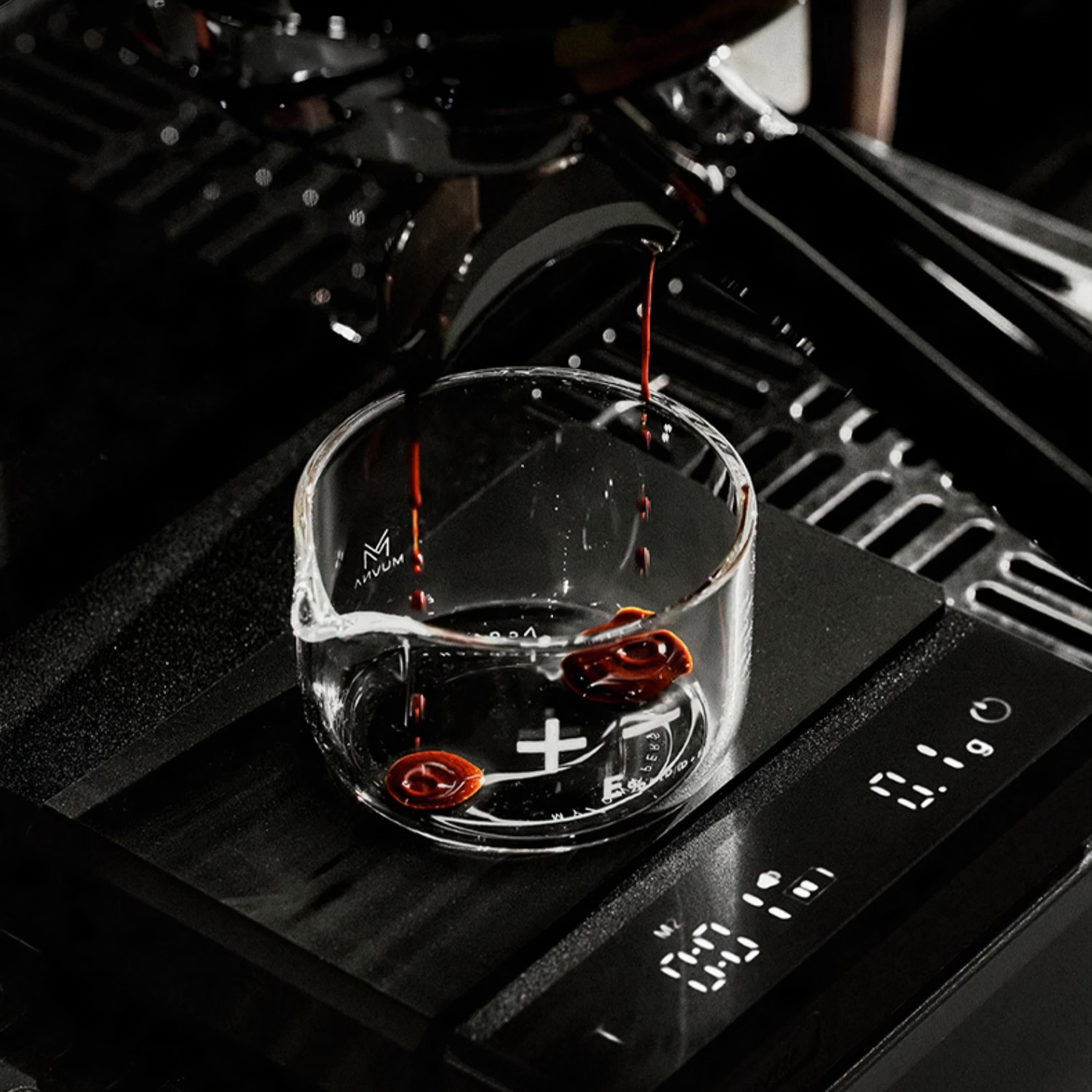 Precision Espresso Shot Glass with Measuring Scale - Perfect for Coffee Brewing, Cocktail Mixing & Kitchen Measuring