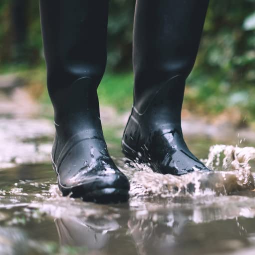 ATERET PVC Steel Toe Boots - 100% Waterproof, Lightweight & Durable Work Boots for Construction, Agriculture & Industrial Safety | Perfect for Outdoor Work, Heavy Duty Jobs & Hazardous Environments
