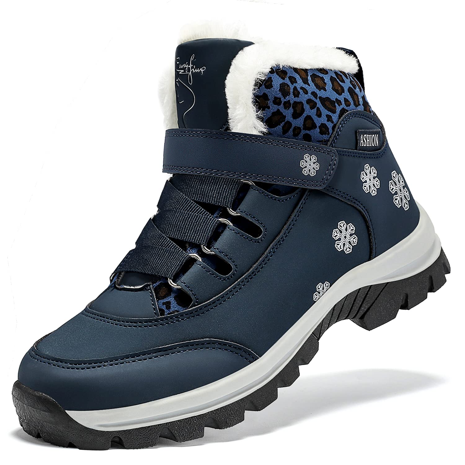 ASHION Women's Snow Boots - Warm Fur Lined Winter Boots, Comfortable Ankle Booties for Outdoor Hiking & Cold Weather | Perfect for Snowy Days, Winter Walks & Casual Outfits