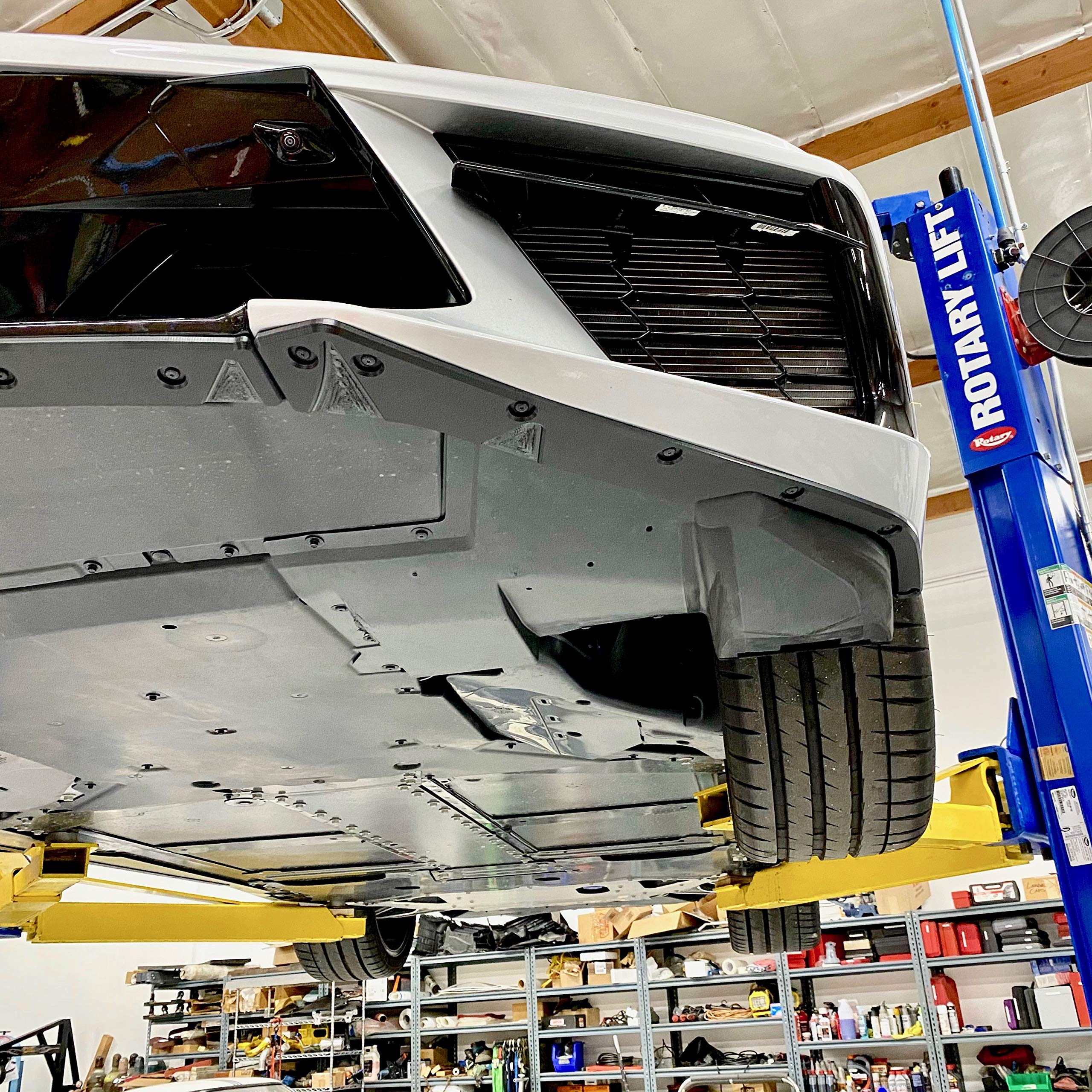 ProTEKt Chevy C8 Corvette Stingray Front Bumper Skid Plate - Heavy Duty Protection for Off-Road & Racing | Perfect for Track Days, Off-Road Adventures & Car Shows