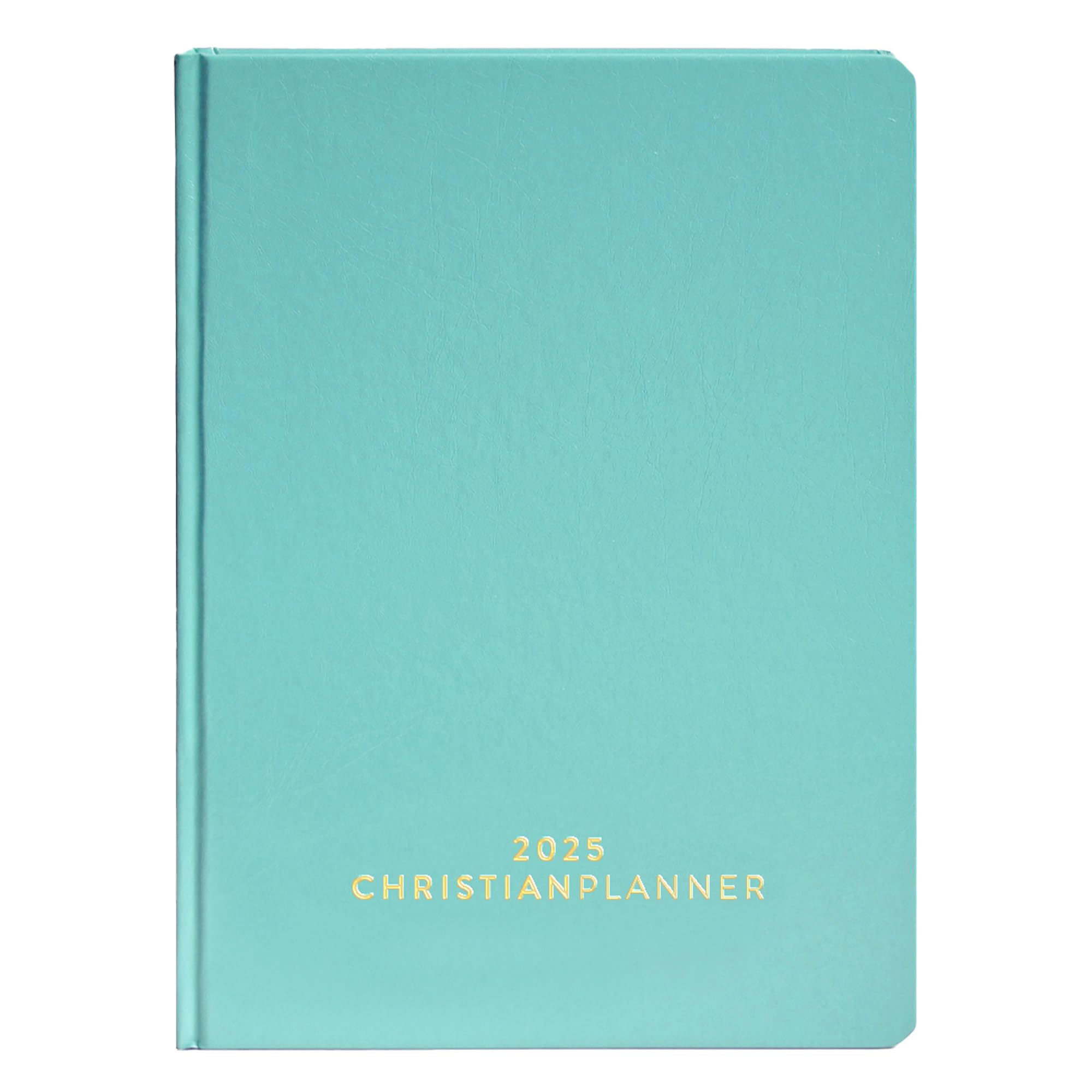 2025 Christian Planner & Bible Journal for Men & Women - Hardcover Gratitude Journal with Thick No-Bleed Paper - Monthly Weekly Daily Organizer (Seafoam Green) - Perfect for Bible Study, Prayer Tracking & Faith-Based Productivity