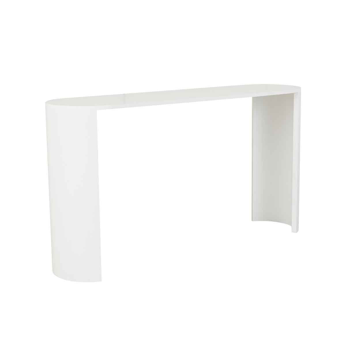 Classic Oval Console Table - Elegant Entryway & Living Room Furniture for Home Decor | Perfect for Hallway, Foyer & Apartment Decorating