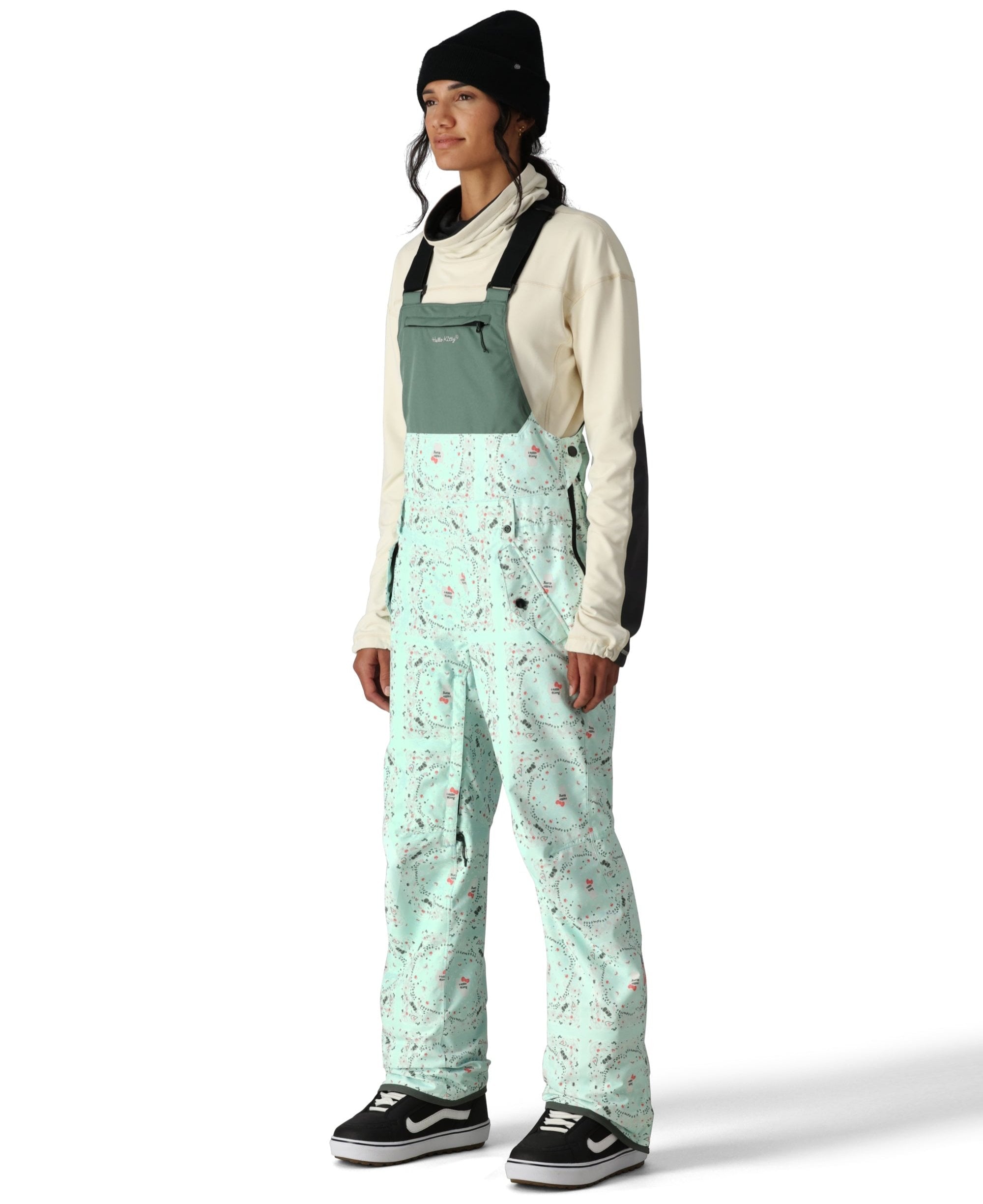 686 Women's Harper Shell Bib Snow Pants 2025 - Waterproof & Insulated Winter Ski Bib Overalls for Snowboarding, Hiking & Cold Weather Activities