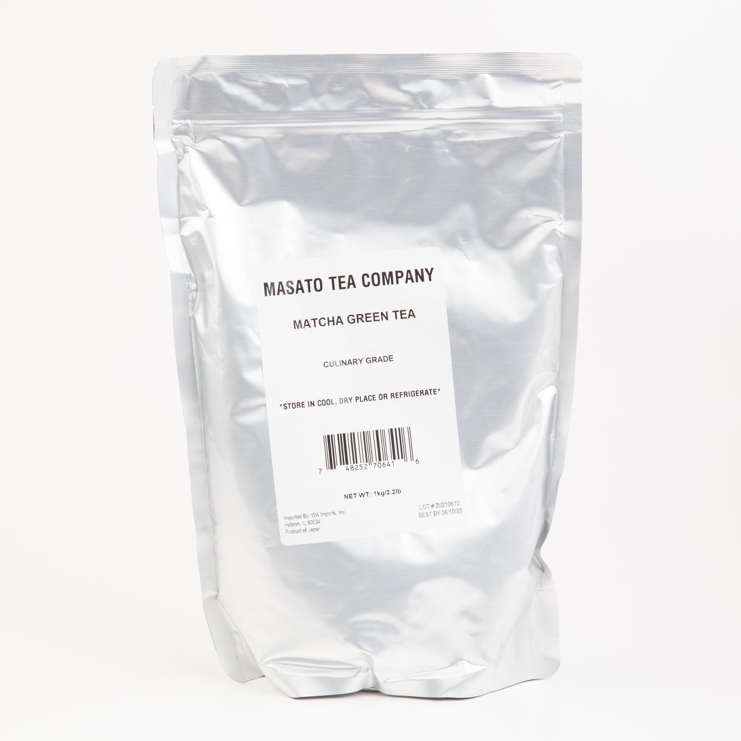 Premium Culinary Grade Matcha Green Tea Powder 2.2 lb - Rich Antioxidants, Bold Earthy Flavor - Imported from Shizuoka, Japan - Perfect for Baking, Smoothies, Lattes & Cocktails