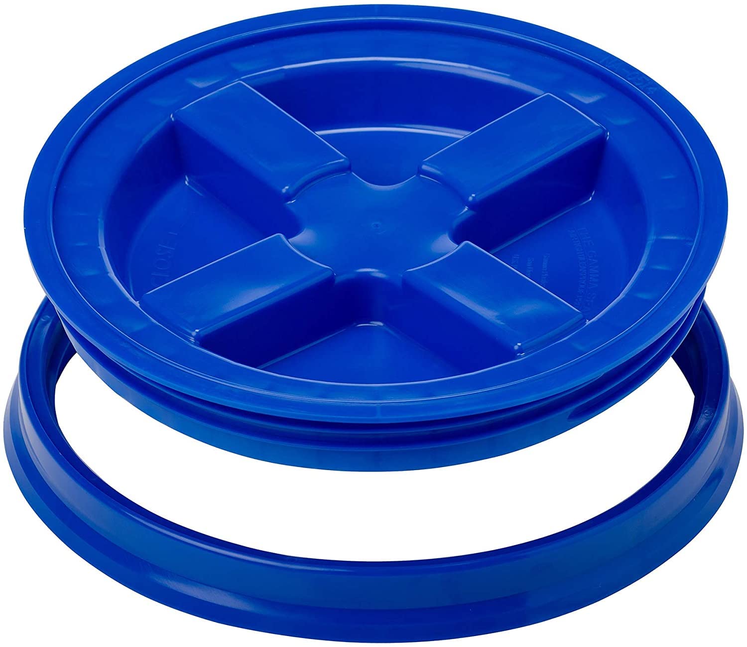 Gamma Seal Lid for Pet Food Storage - Airtight Bucket Lids Fit 3.5, 5, 6 & 7 Gallon Containers - Keep Pet Food Fresh & Pest-Free - Perfect for Dog, Cat & Bird Food Storage at Home or Farm