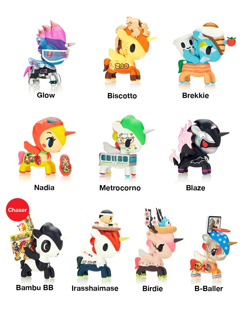 2.75 Inch Unicorno Series 12 Collectible Figures - Cute Unicorn Toys for Kids, Gift for Girls, Birthday Party Favors & Home Decor Collection