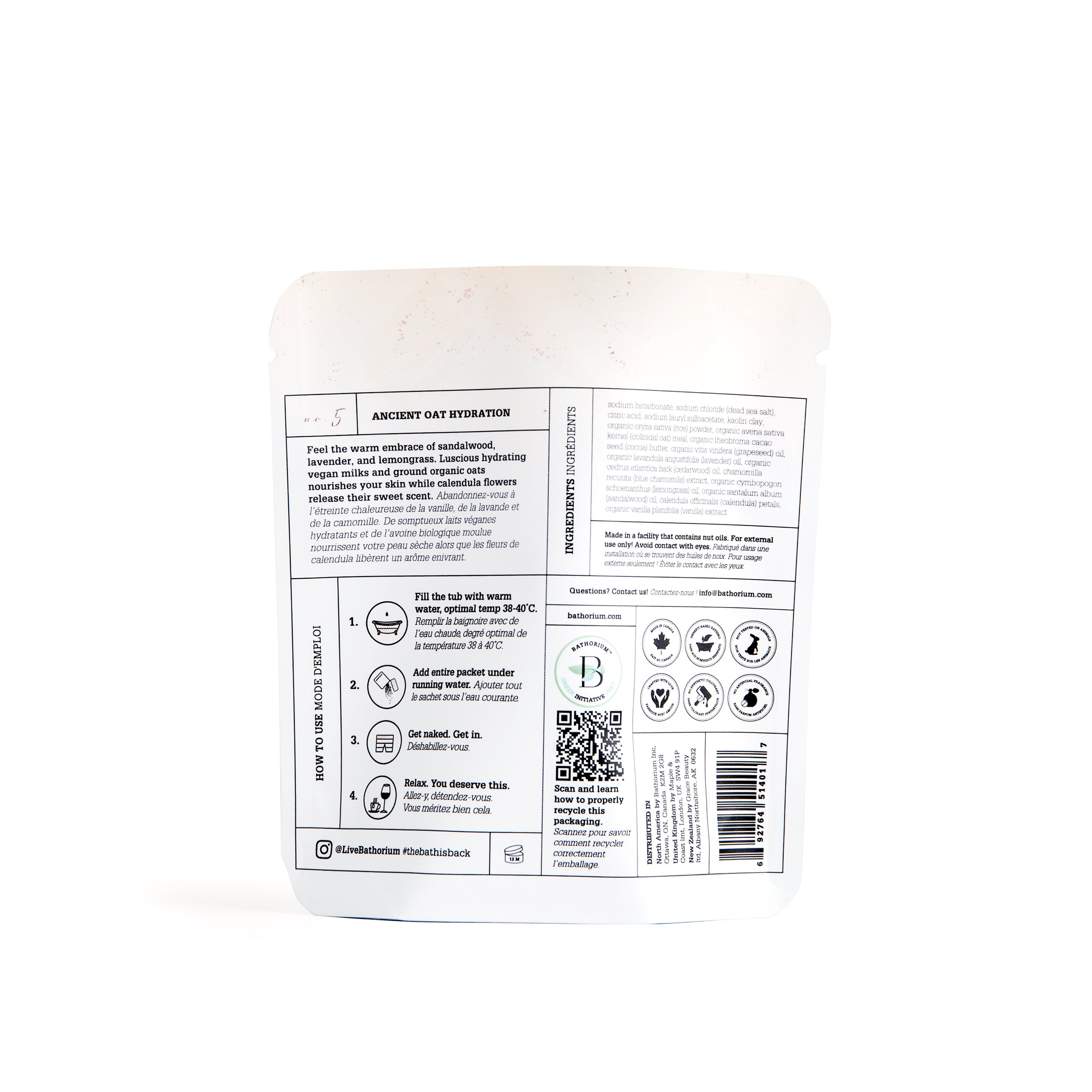 Ancient Oat Hydration Crush - Organic Oatmeal Face Mask for Glowing Skin | Hydrating & Nourishing Skincare Treatment for Dry & Sensitive Skin | Perfect for Spa Day & Self-Care Routine