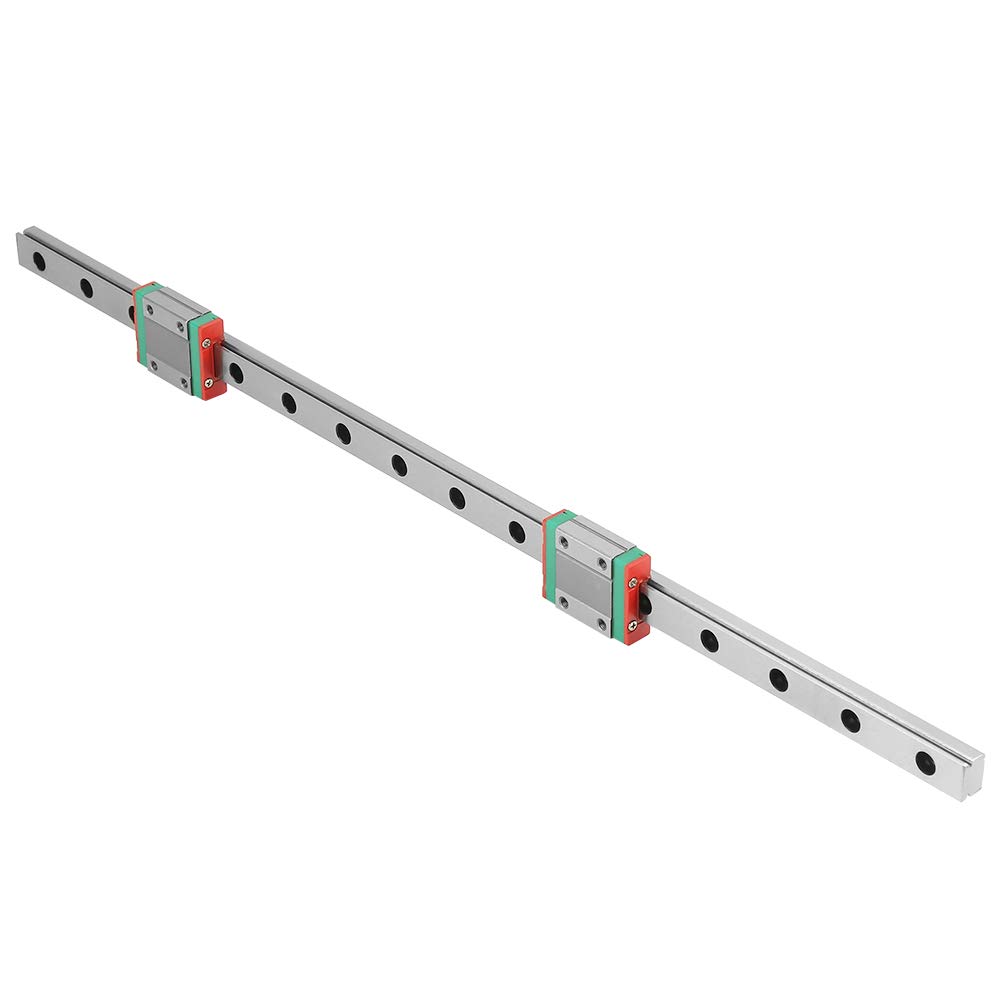 High Precision Linear Guide Rail - Lightweight Linear Motion Rail with 4-Point Contact Design for CNC Machines, 3D Printers & Automation Equipment | Smooth Motion for Industrial & DIY Projects