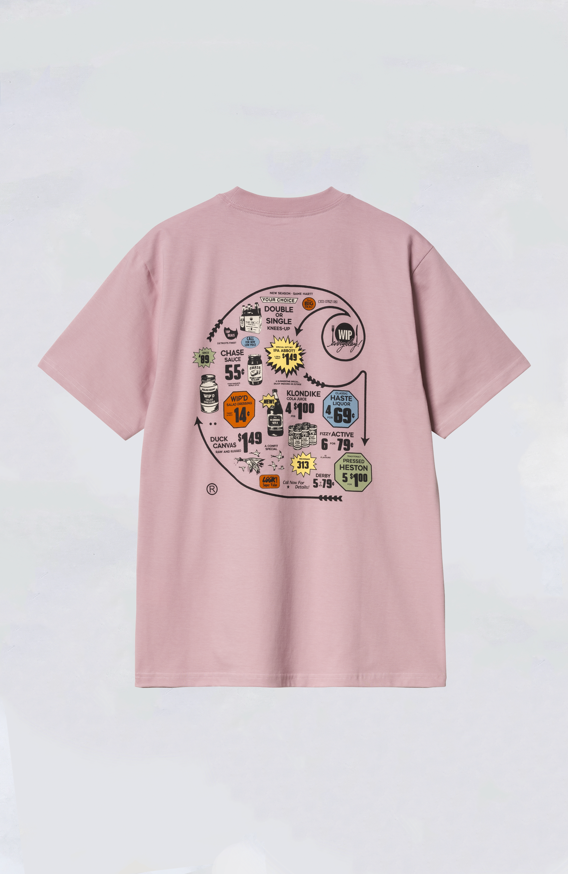 Carhartt WIP Catalogue C Short Sleeve T-Shirt for Men - Casual Summer Tee for Streetwear & Everyday Wear