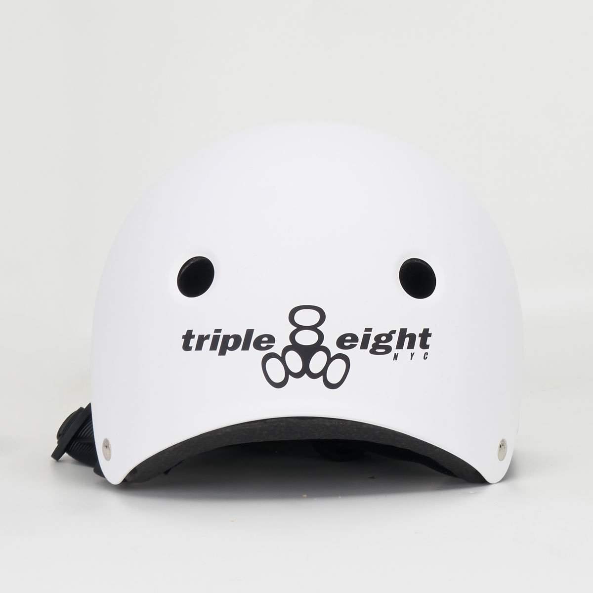 Triple 8 Dual Certified EPS Helmet - White - Skateboard, Bike & Scooter Safety Gear for Adults & Youth - CPSC & ASTM Certified Protective Headgear